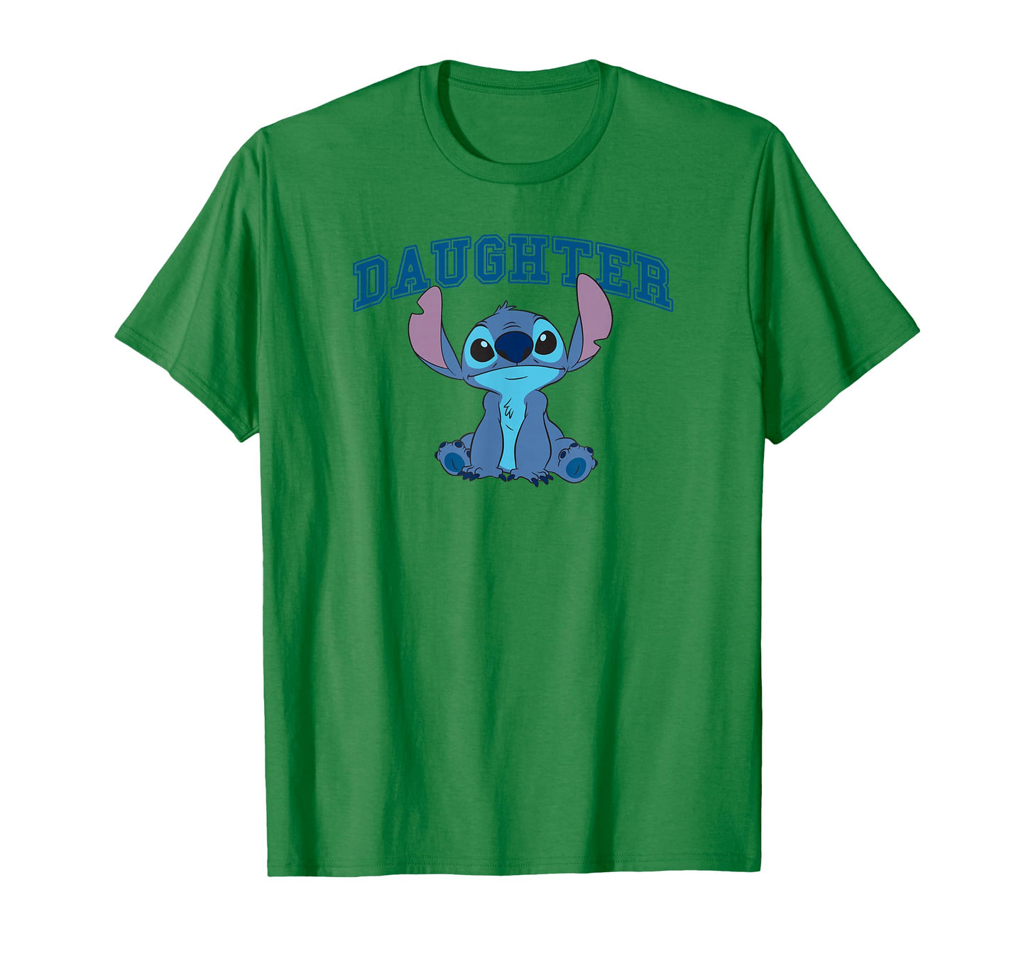 Disney Lilo & Stitch Daughter Stitch Big Chest Text Logo T-Shirt