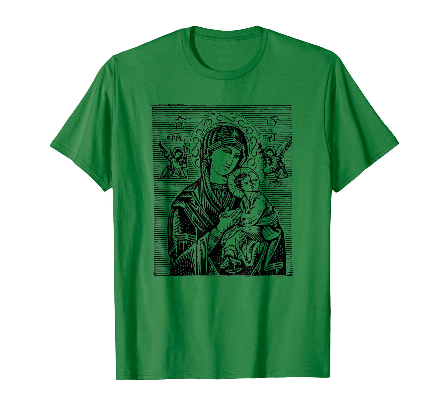 Virgin Mary - Religious Icon Art DTF448a T-Shirt
