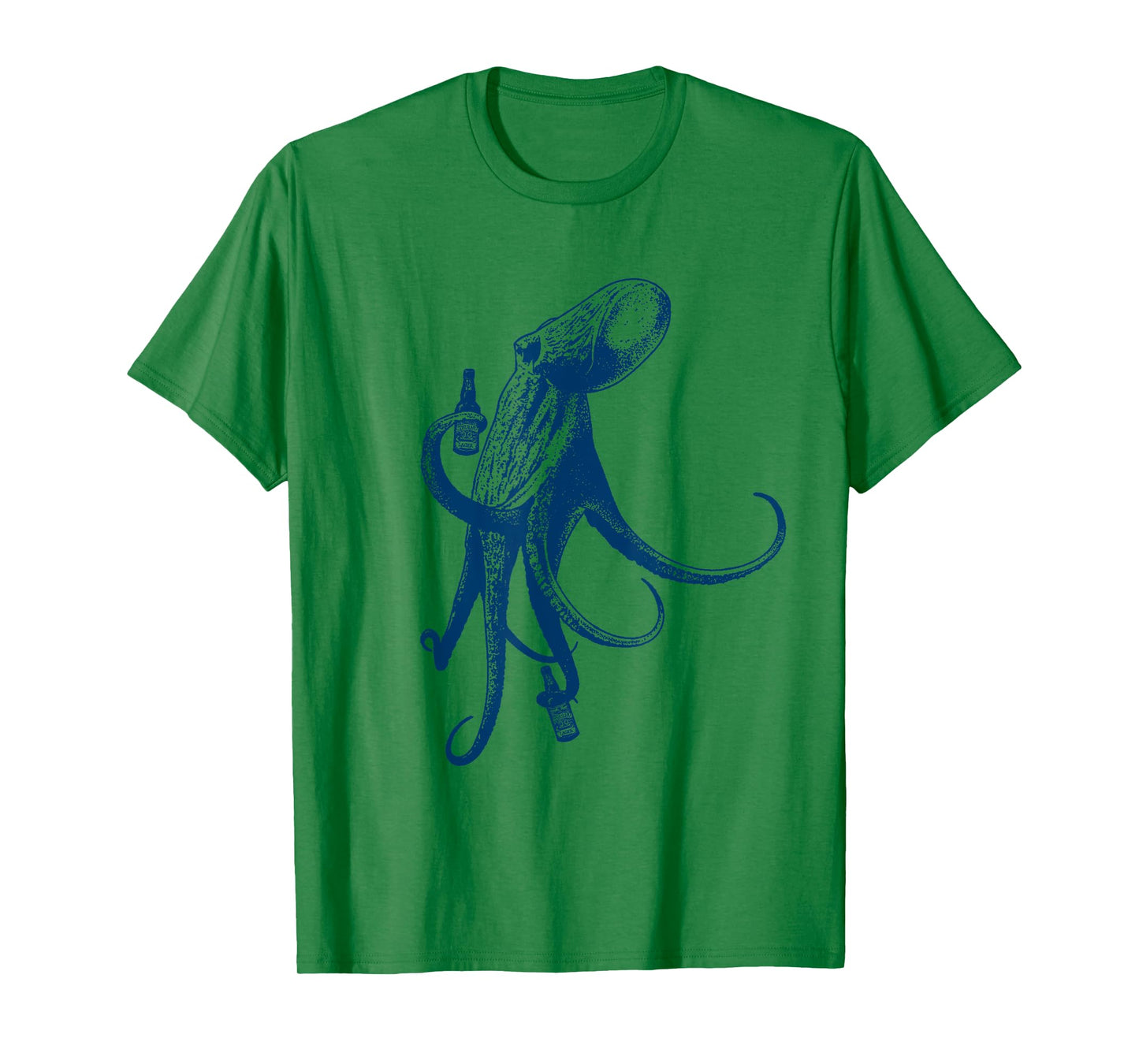 The Original Beer Drinking Octopus - Beach Vacation T-Shirt Men Women T-Shirt