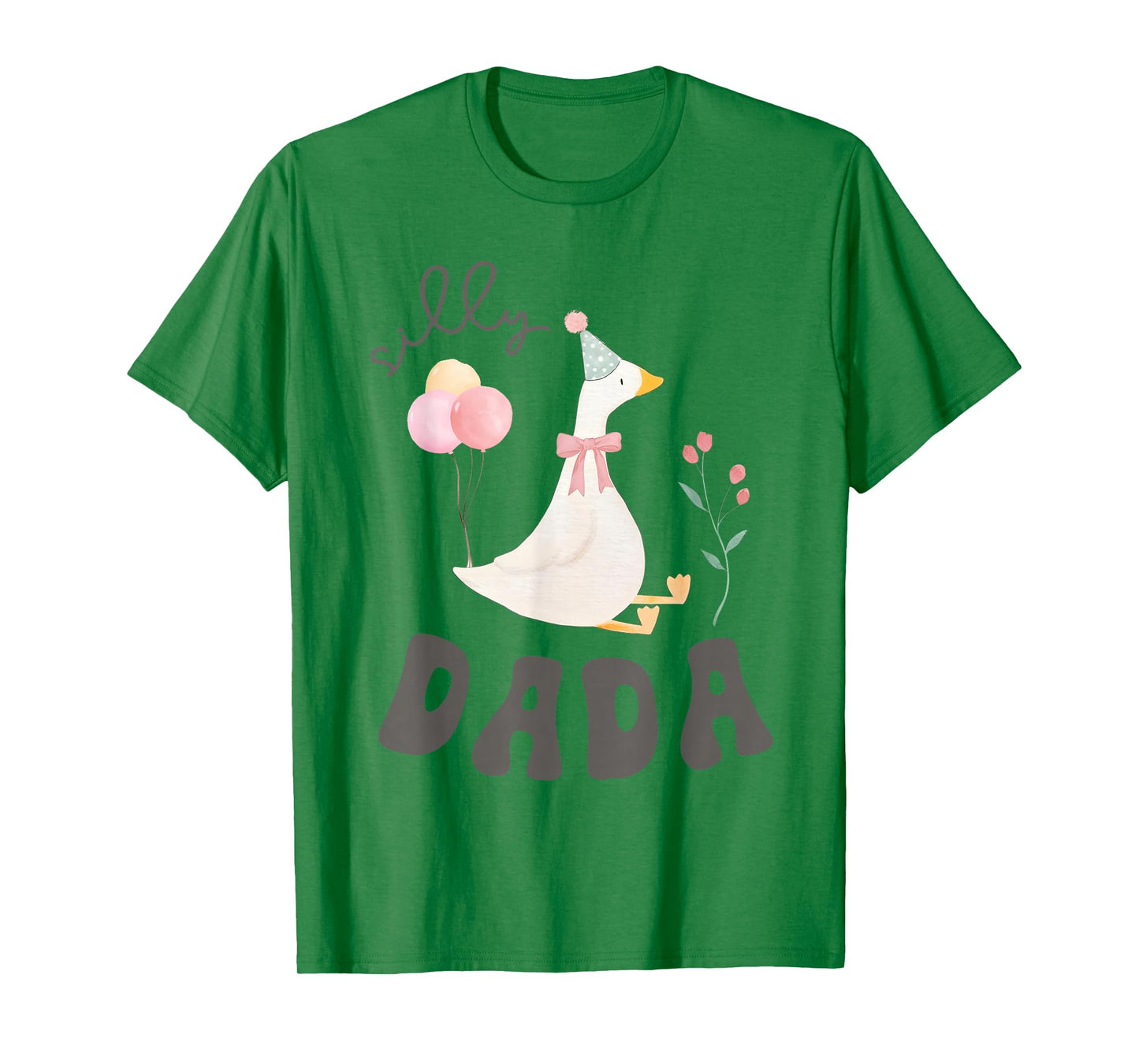 Silly Dada Silly Goose Dad Birthday Family Matching Party T-Shirt