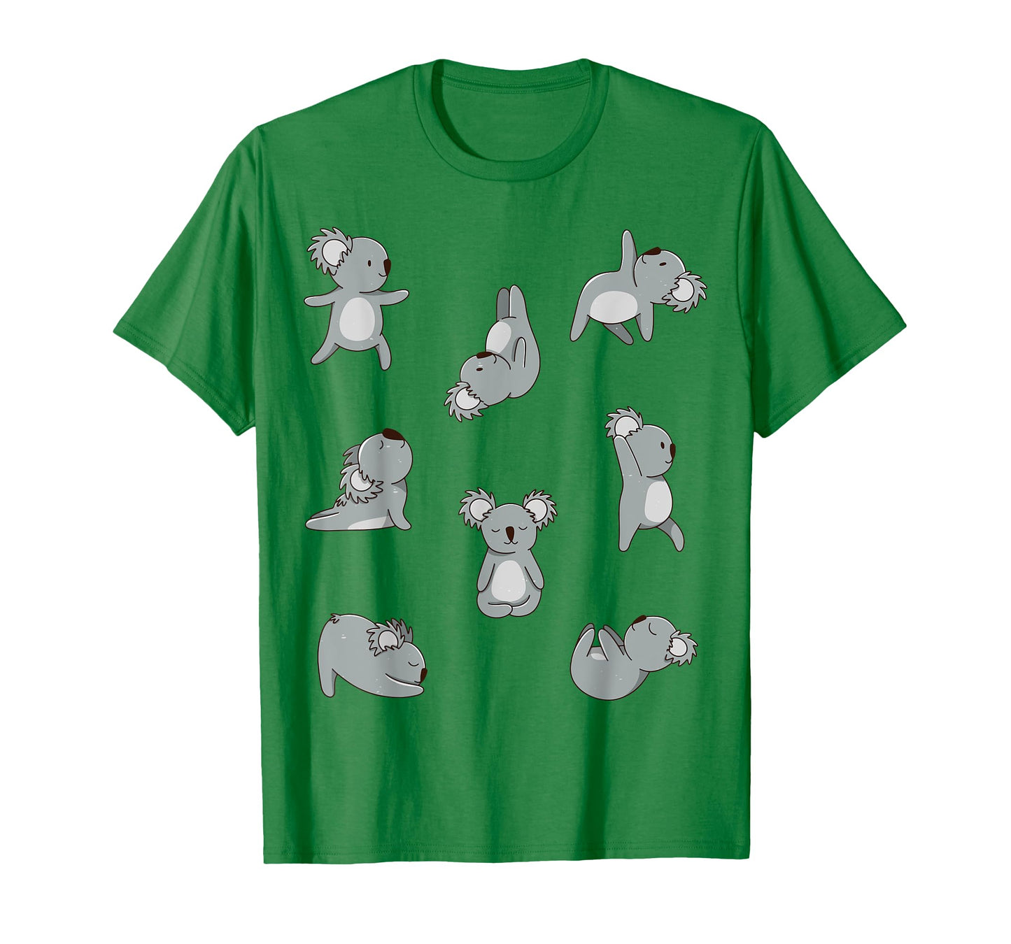 Yoga postures koala bear koala women men kids T-Shirt