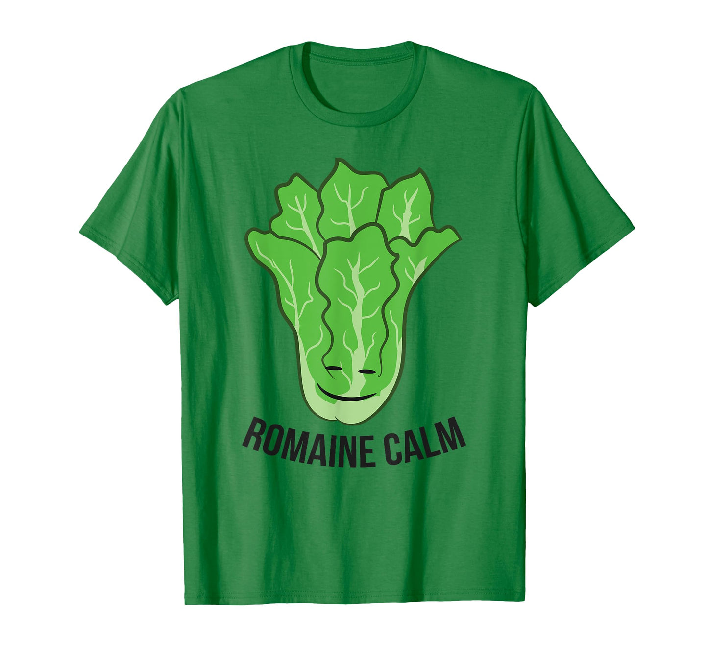 Romaine Calm Funny Lettuce Vegan Vegetarian Romaine T-Shirt