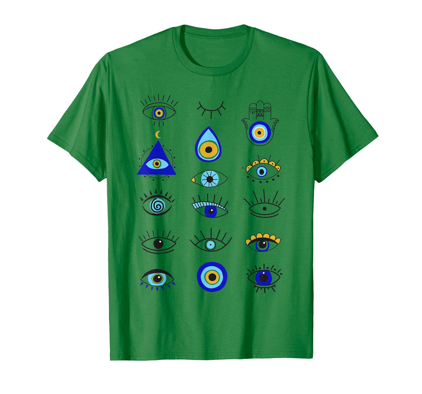 Evil Eye Curse Protection Hand of Hamsa Seeing Eyes Evil Eye T-Shirt
