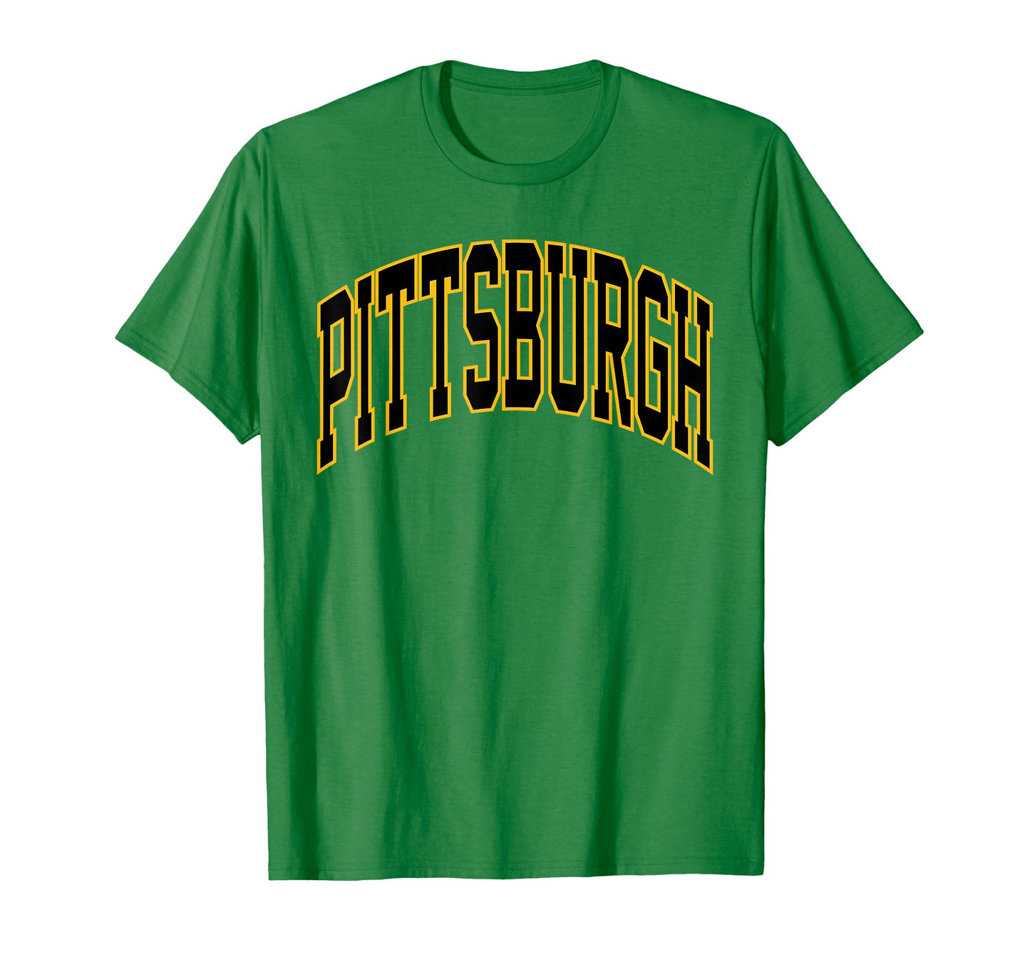 Retro Pittsburgh Throwback Classic Pittsburgh Black Gold Tee T-Shirt