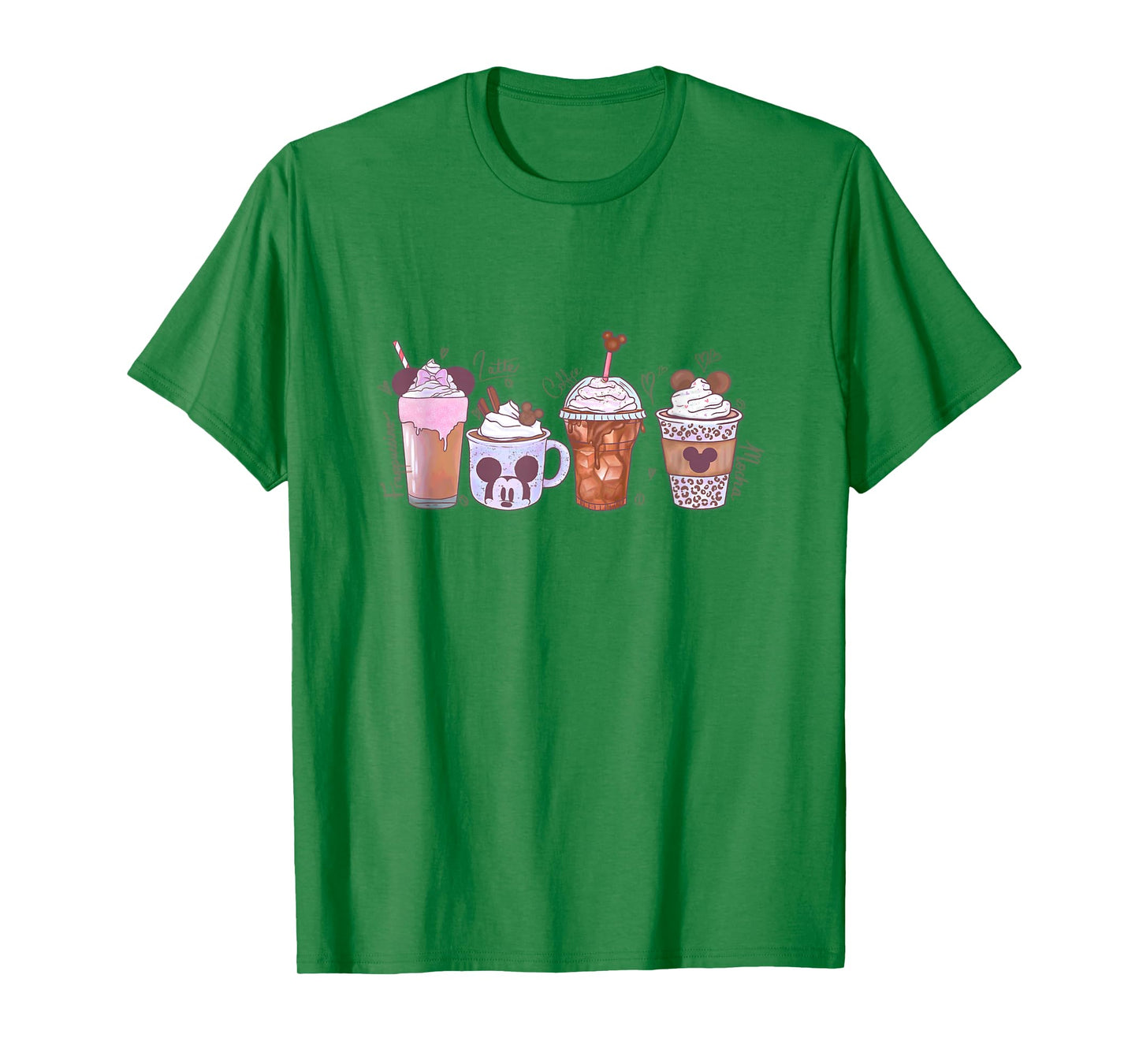 Disney Mickey And Friends Coffee Vibes Frozen Treats Logo T-Shirt