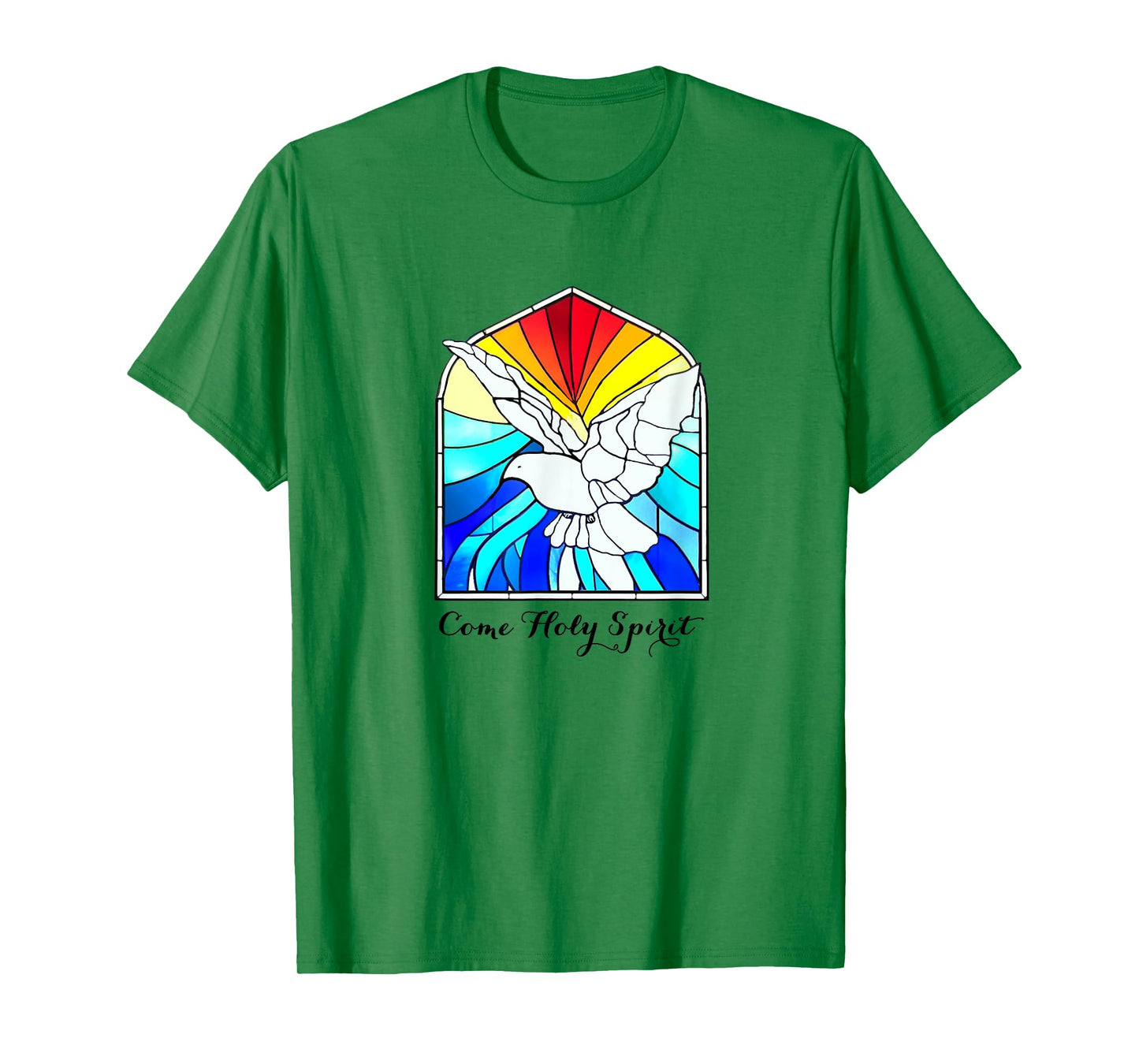 COME HOLY SPIRIT - Dove art design and Christian LOVE prayer T-Shirt