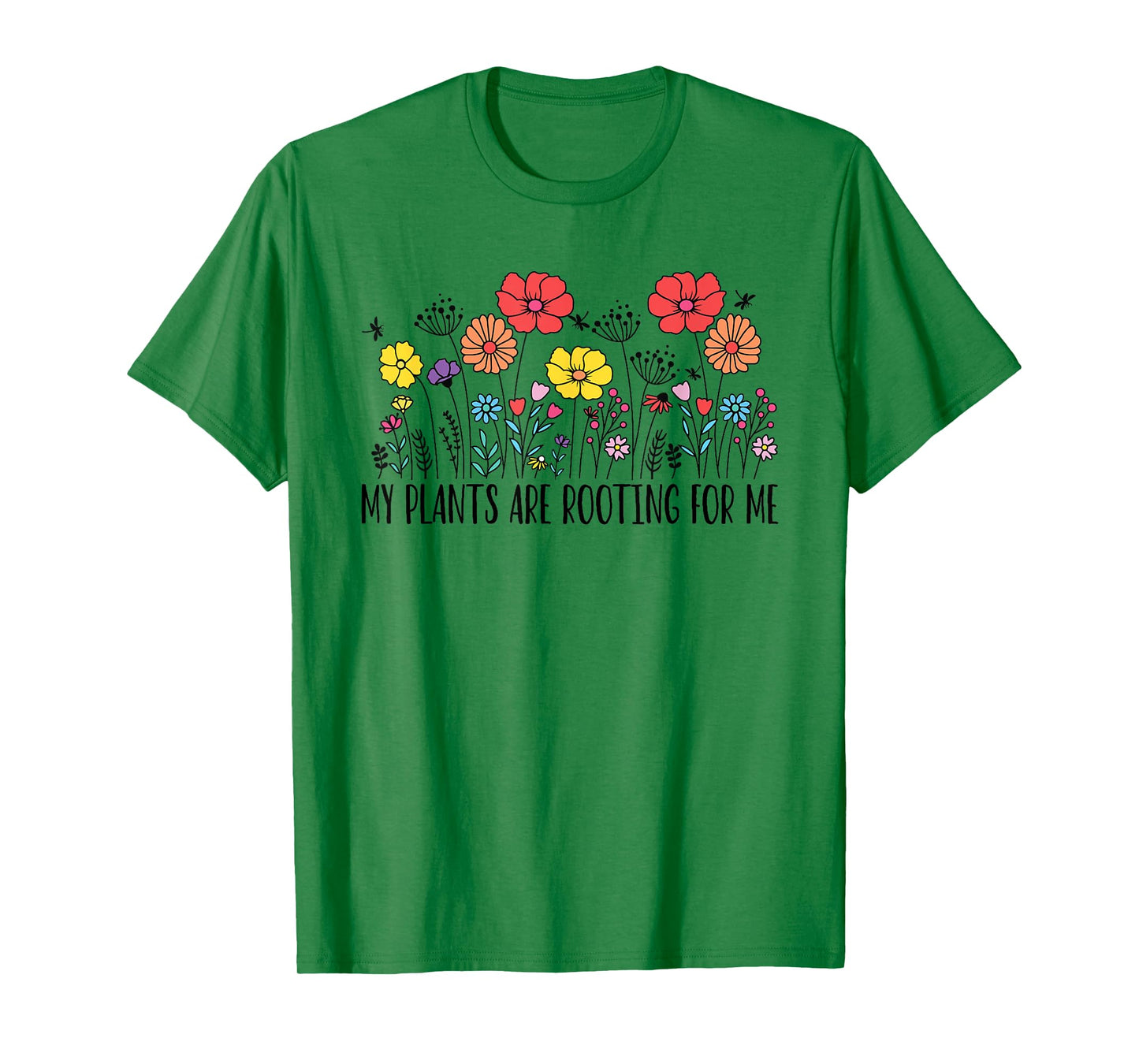 Retro Vintage My Plants Are Rooting For Me Plant Lover Funny T-Shirt