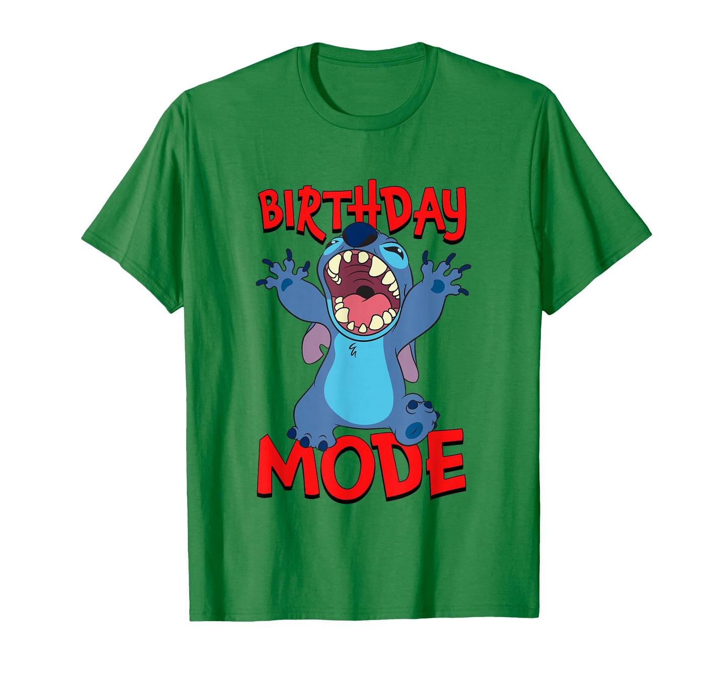 Disney Lilo & Stitch Birthday Mode Activated Stitch Logo T-Shirt