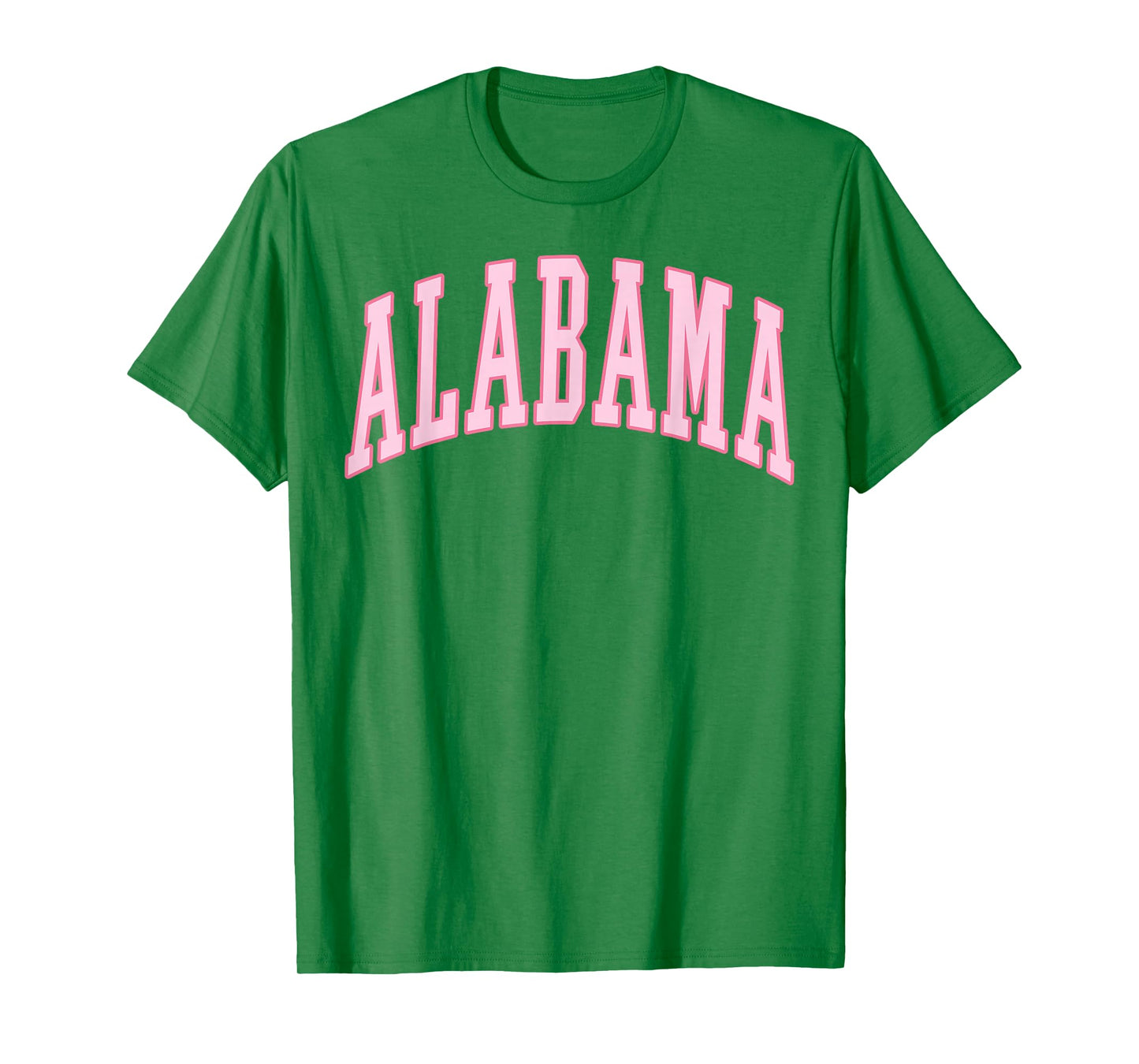 Alabama Vintage Preppy Varsity Pink Sports T-Shirt