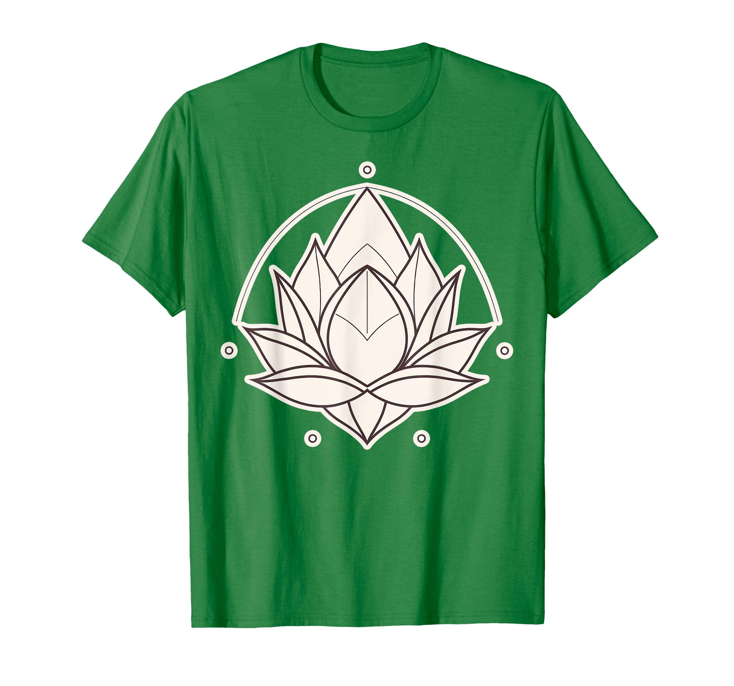 Spiritual Zen Lotus Flowers on simple Lotus Flower T-Shirt