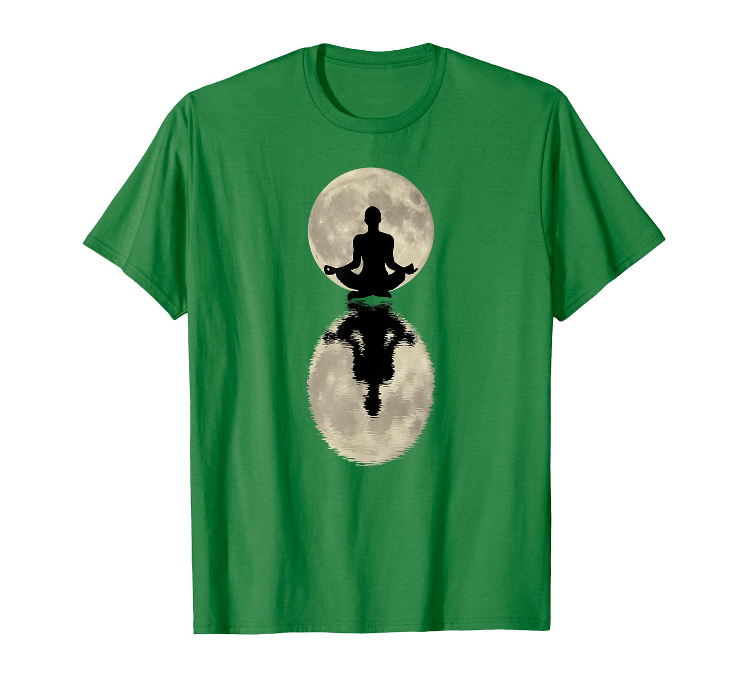Yoga Gift for Women - Namaste Moon Refection Zen Spiritual T-Shirt