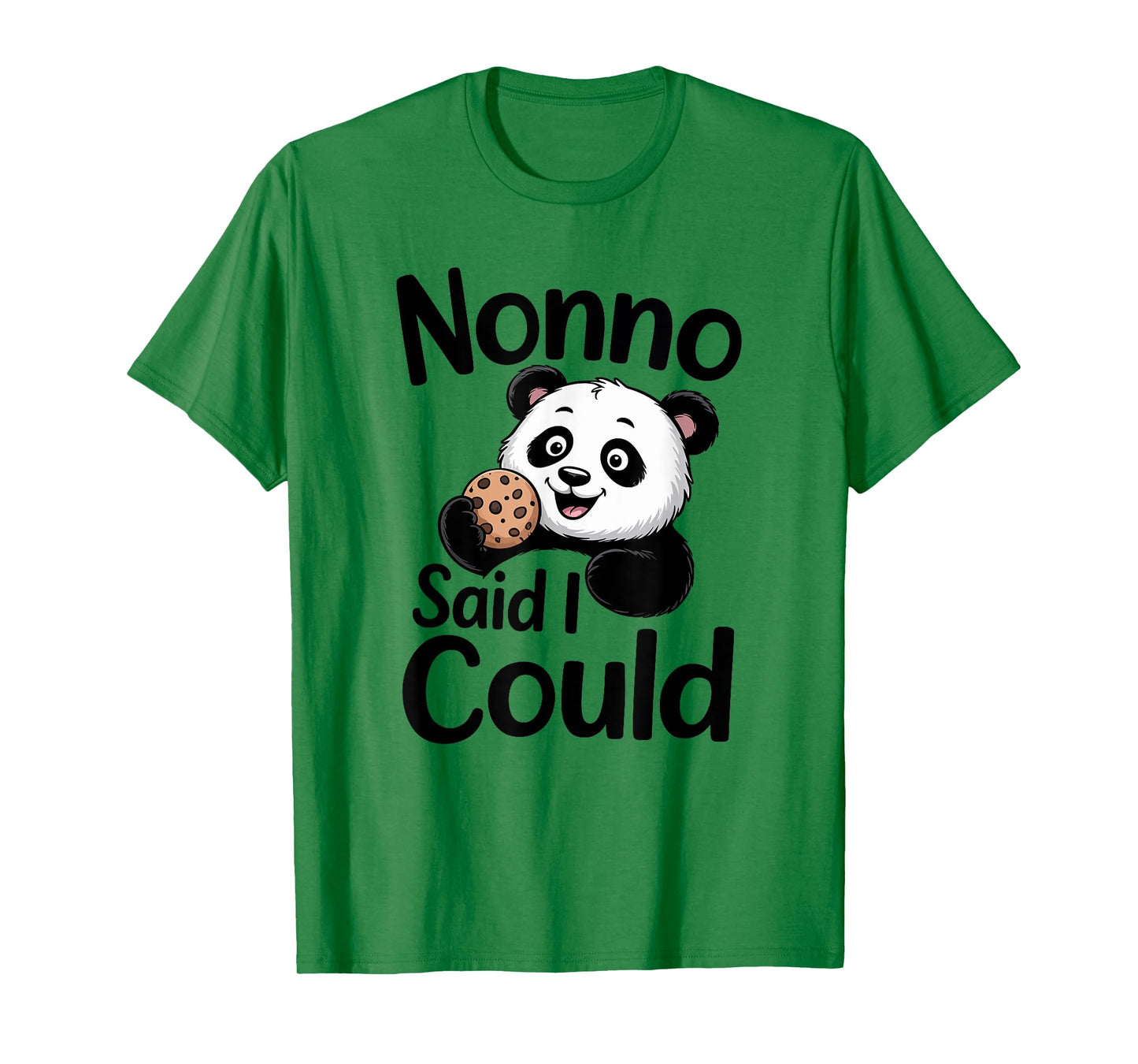 Funny Nonno Said I Could Sweet Panda Toddler Grandpa T-Shirt