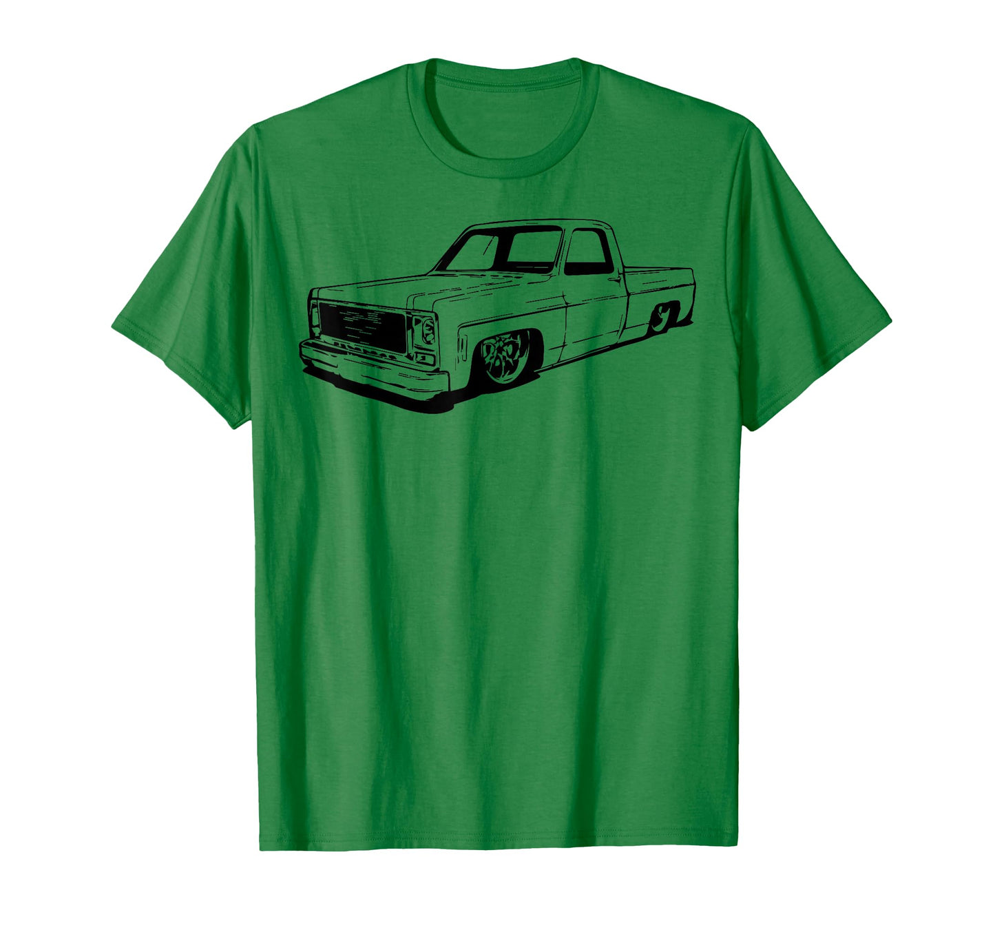 Vintage 73-87 Mini C10 Truck Slammed Graphic Dad Gag Father T-Shirt