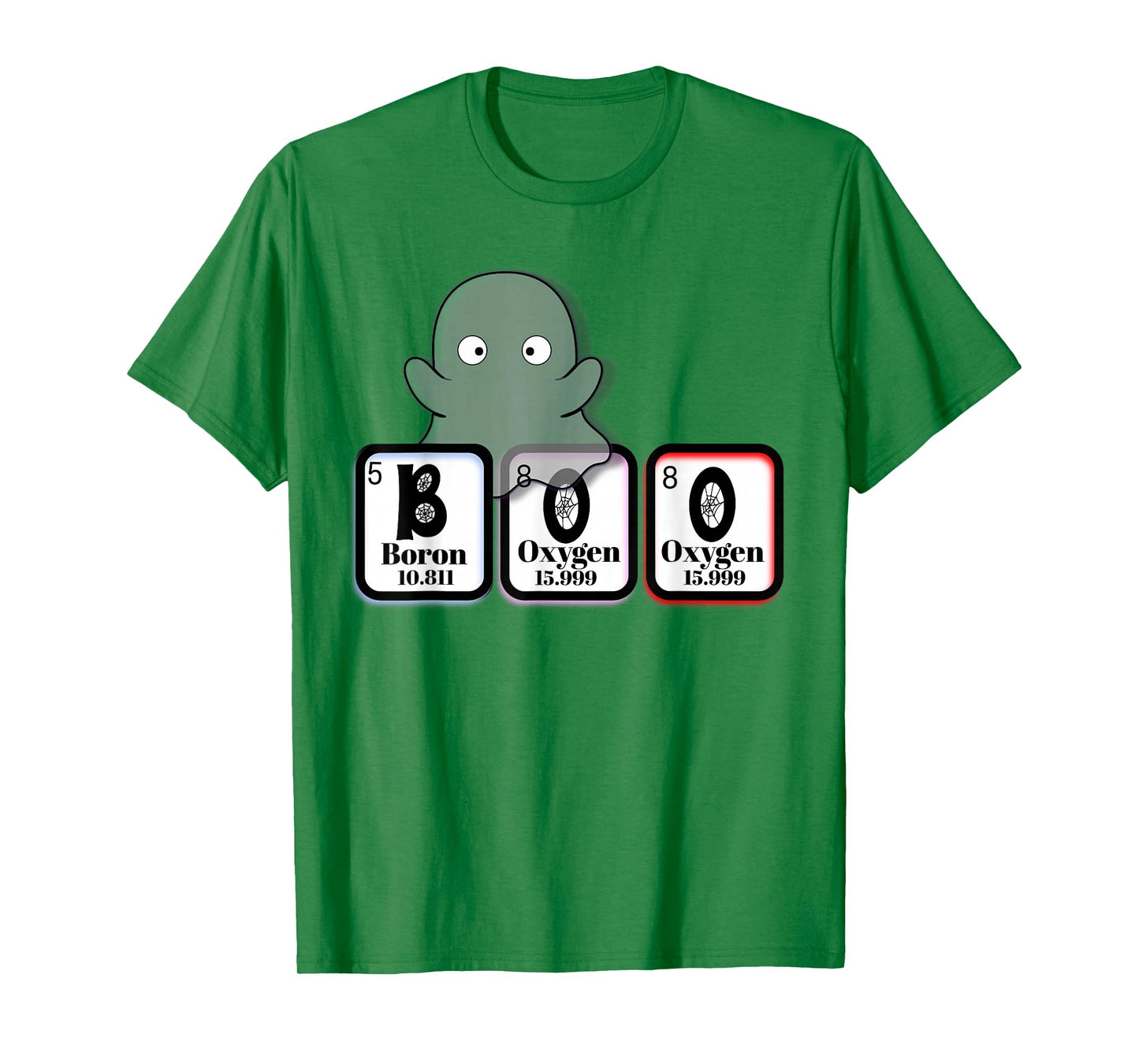 Boo Ghost Science Teacher Chemistry Scientist Costume Kids T-Shirt