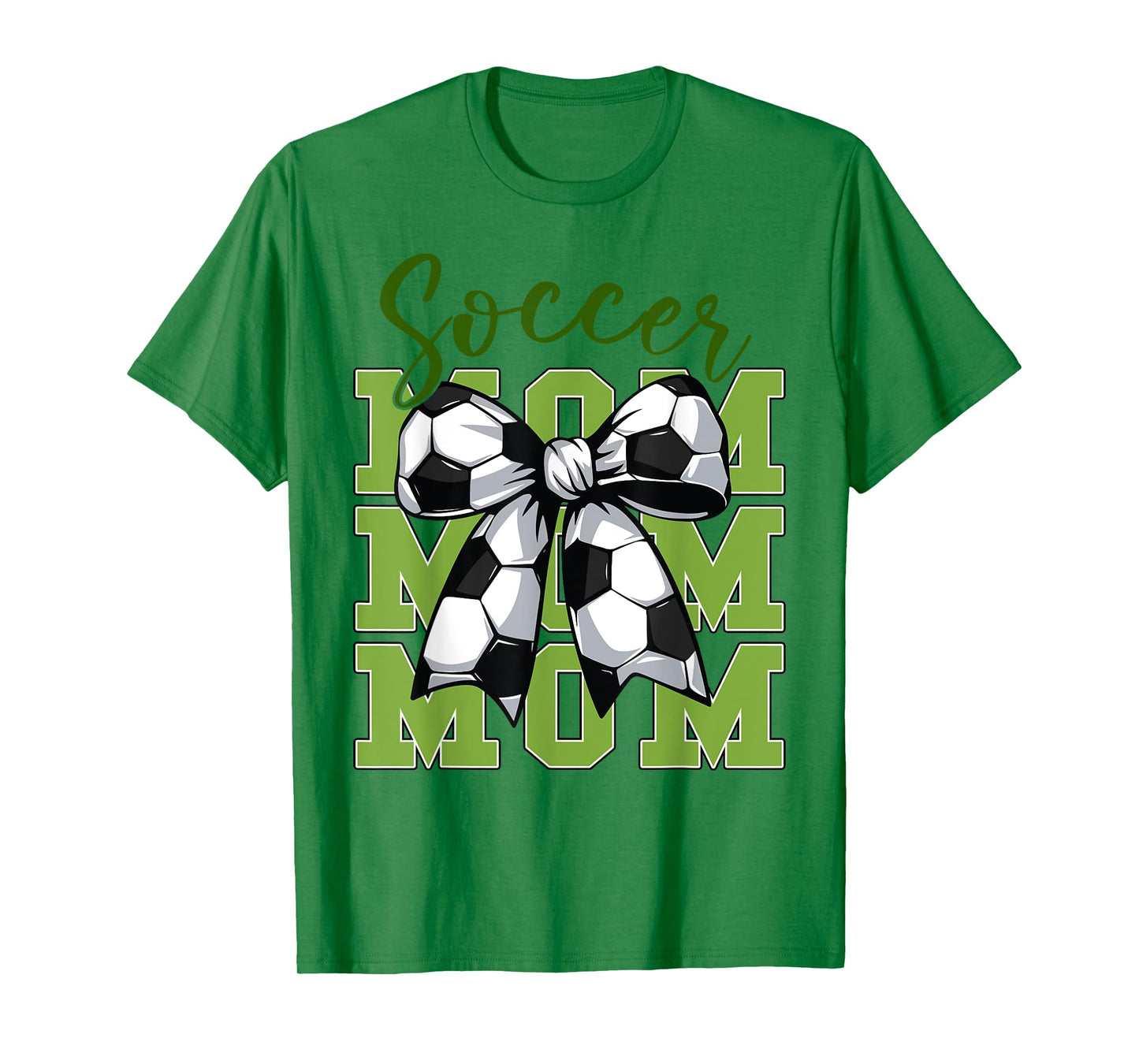Youth Soccer Mom Coquette Bow Cute Sister Toddler Teen Girl T-Shirt