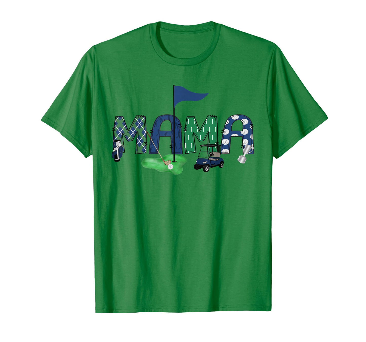 Mama Of The Birthday Boy Hole in One Golf Sport Matching T-Shirt