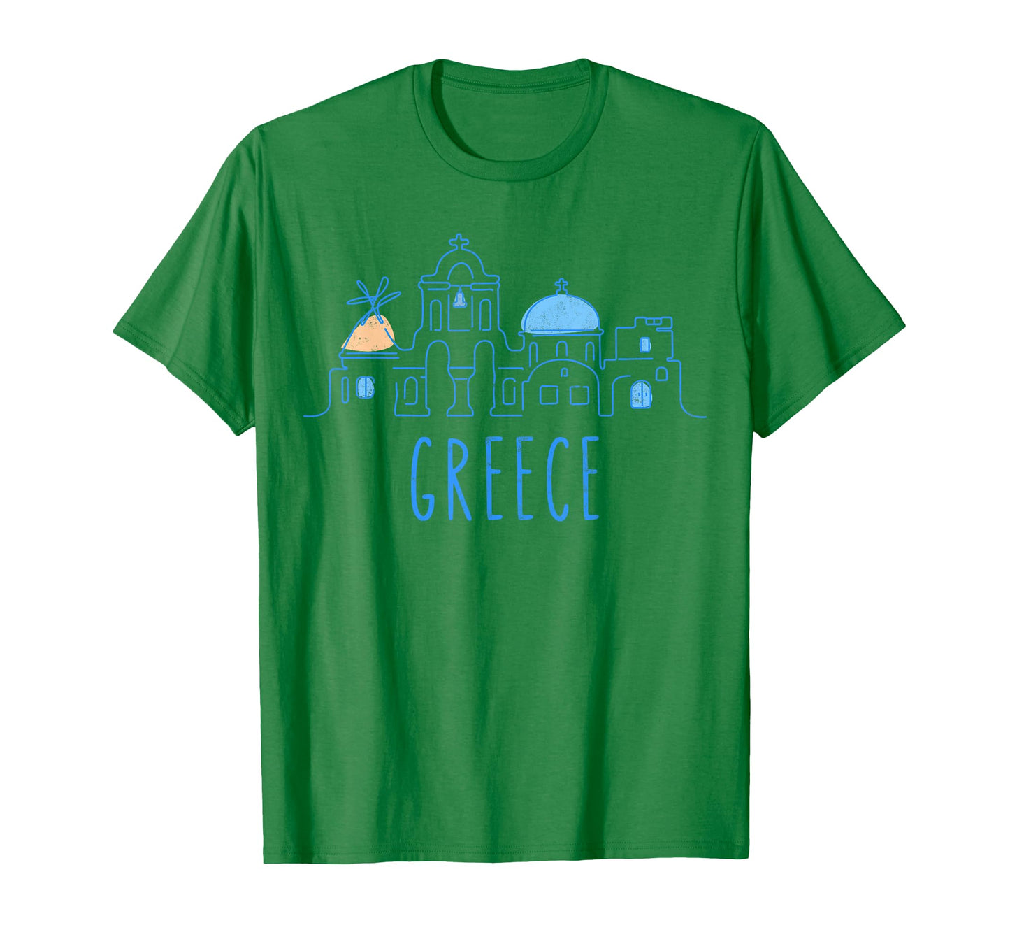 Europe Greece Athens Santorini Family Vacation Souvenir Tee T-Shirt