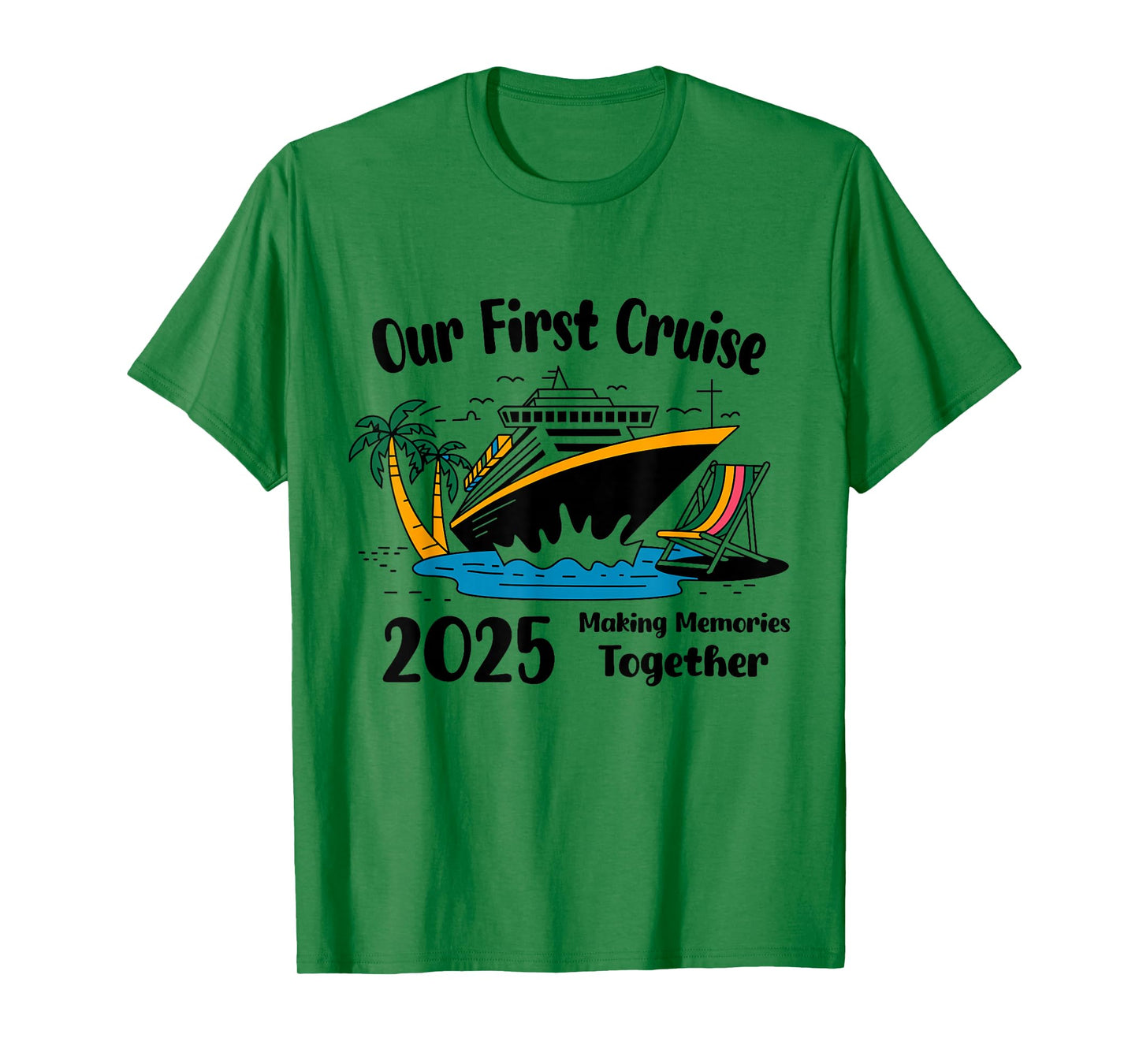 Our First Cruise 2025 Together Matching Couples Cruise T-Shirt