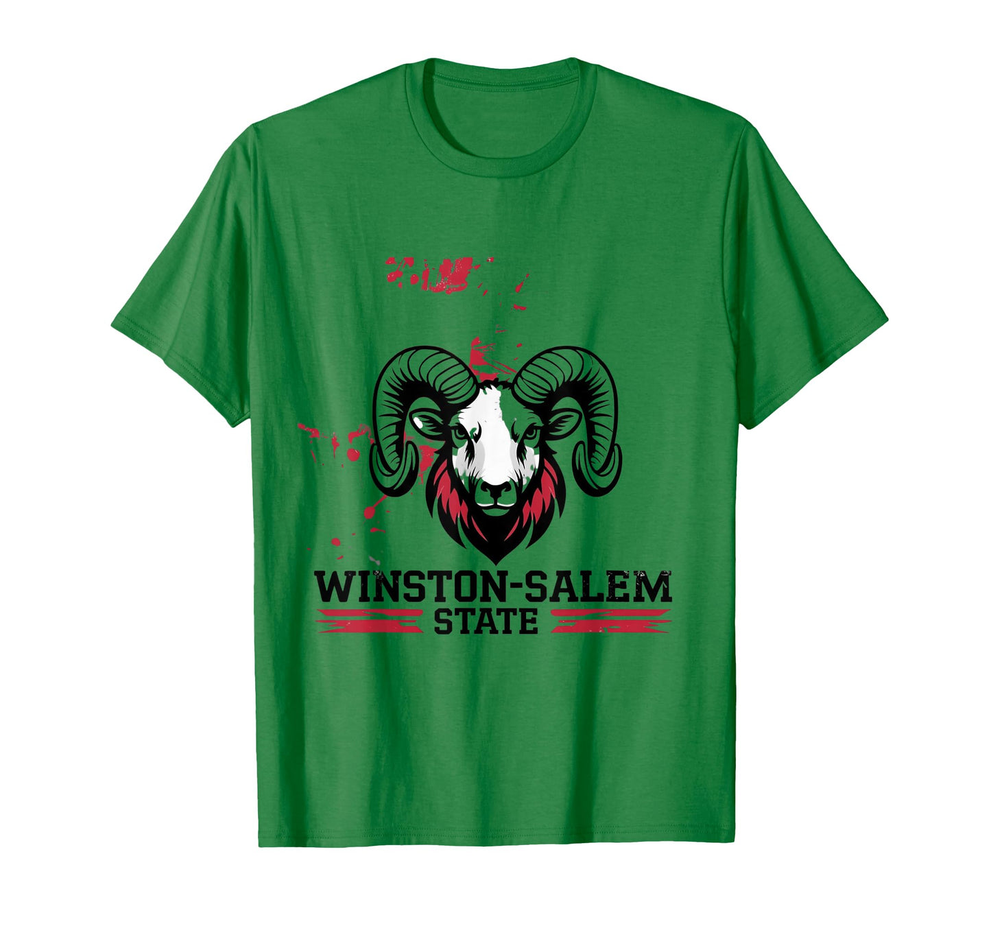 Winston-Salem State WSSU Graffiti Rams Graphic T-Shirt