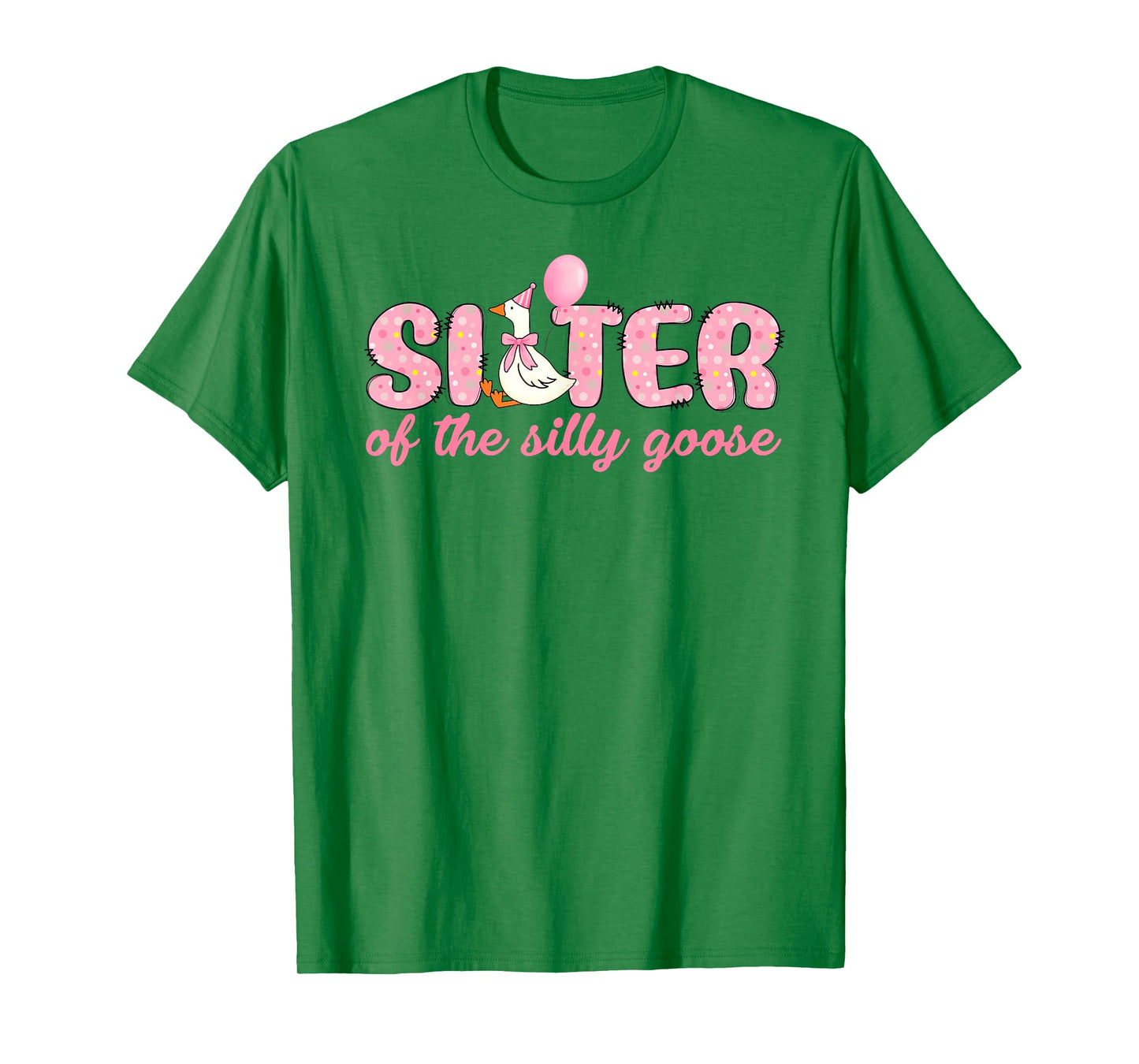 Sister Of The Birthday Girl Funny Sister Of The Silly Goose T-Shirt