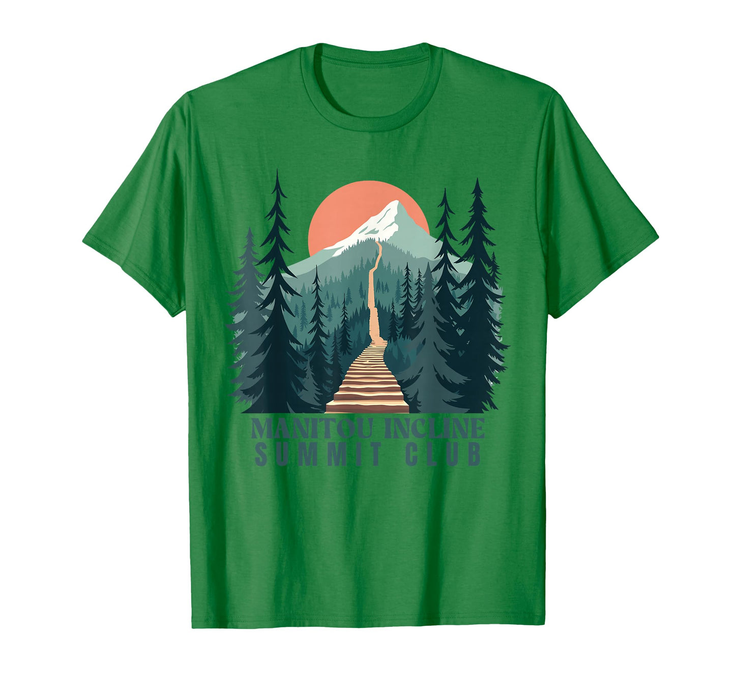 Manitou Incline Summit Club, Hiking Manitou Incline T-Shirt