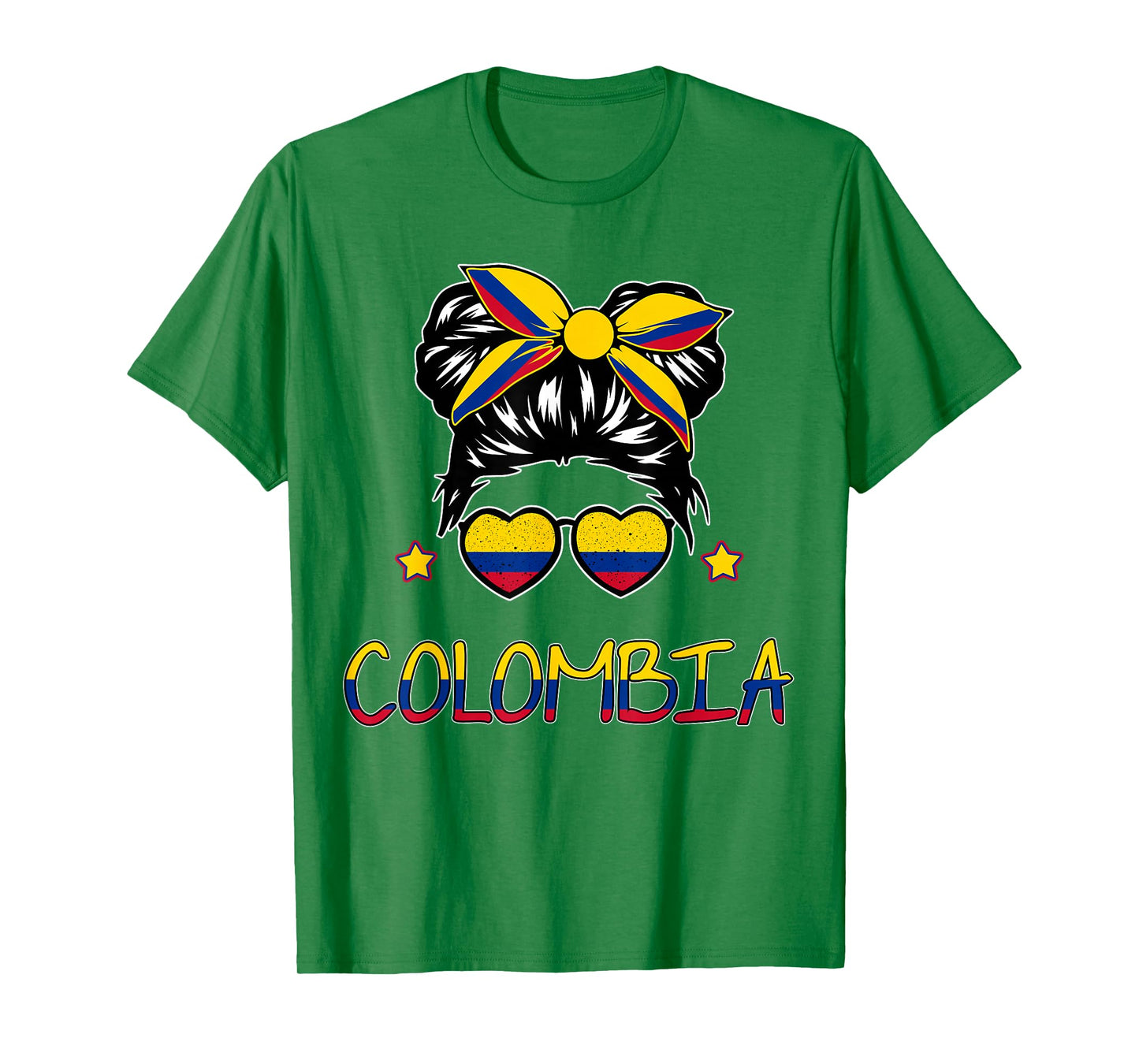 Girls Colombian Flag Kids Hispanic Heritage Month Colombia T-Shirt