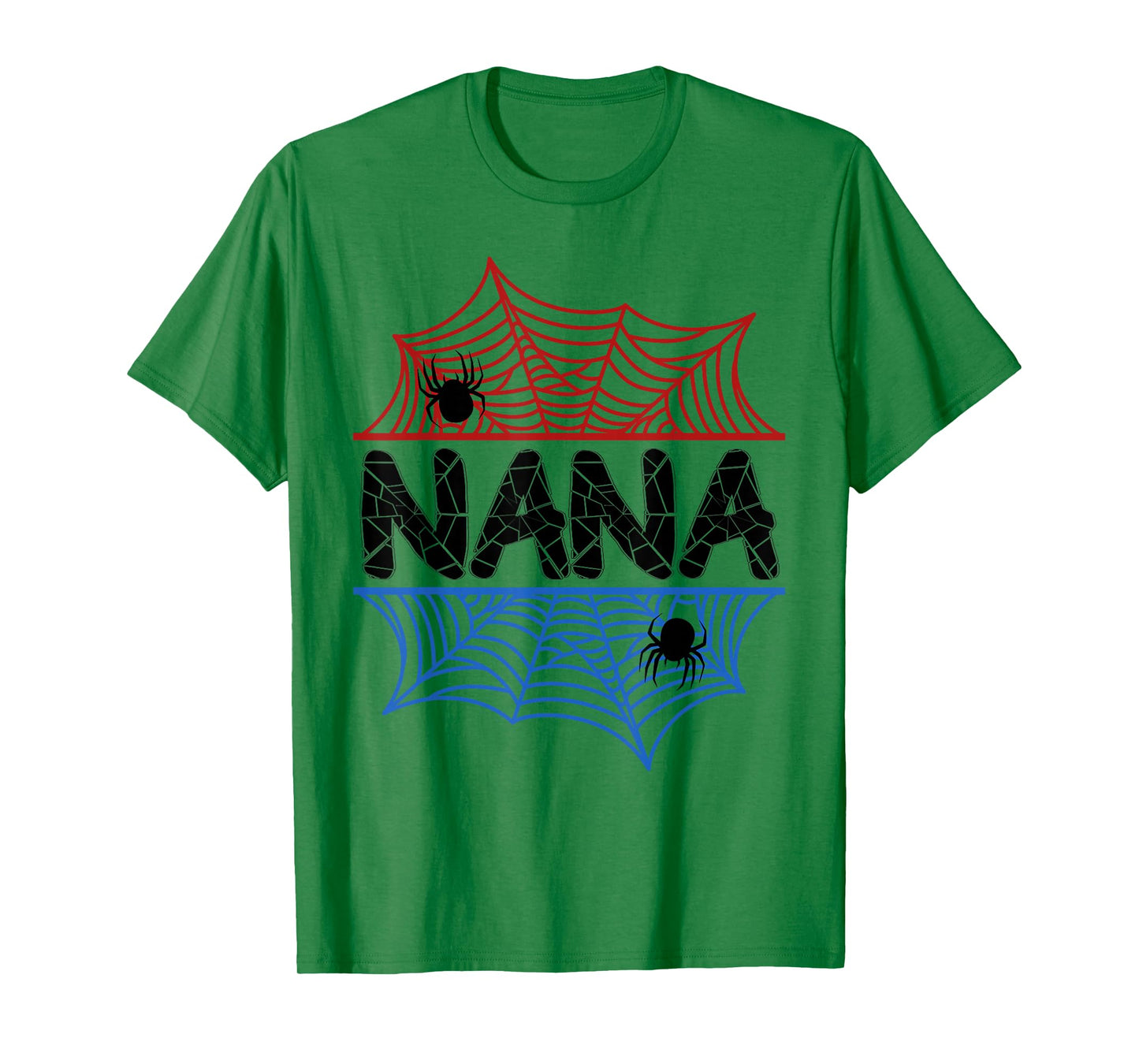 Nana Of The Birthday Boy Spider Grandma Bday Party T-Shirt