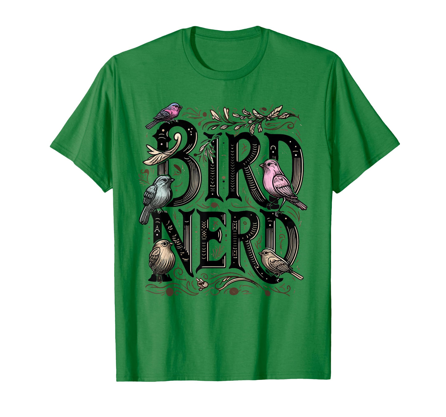 Bird Nerd Funny Birdwatching Birdwatcher Bird Lover Cute T-Shirt