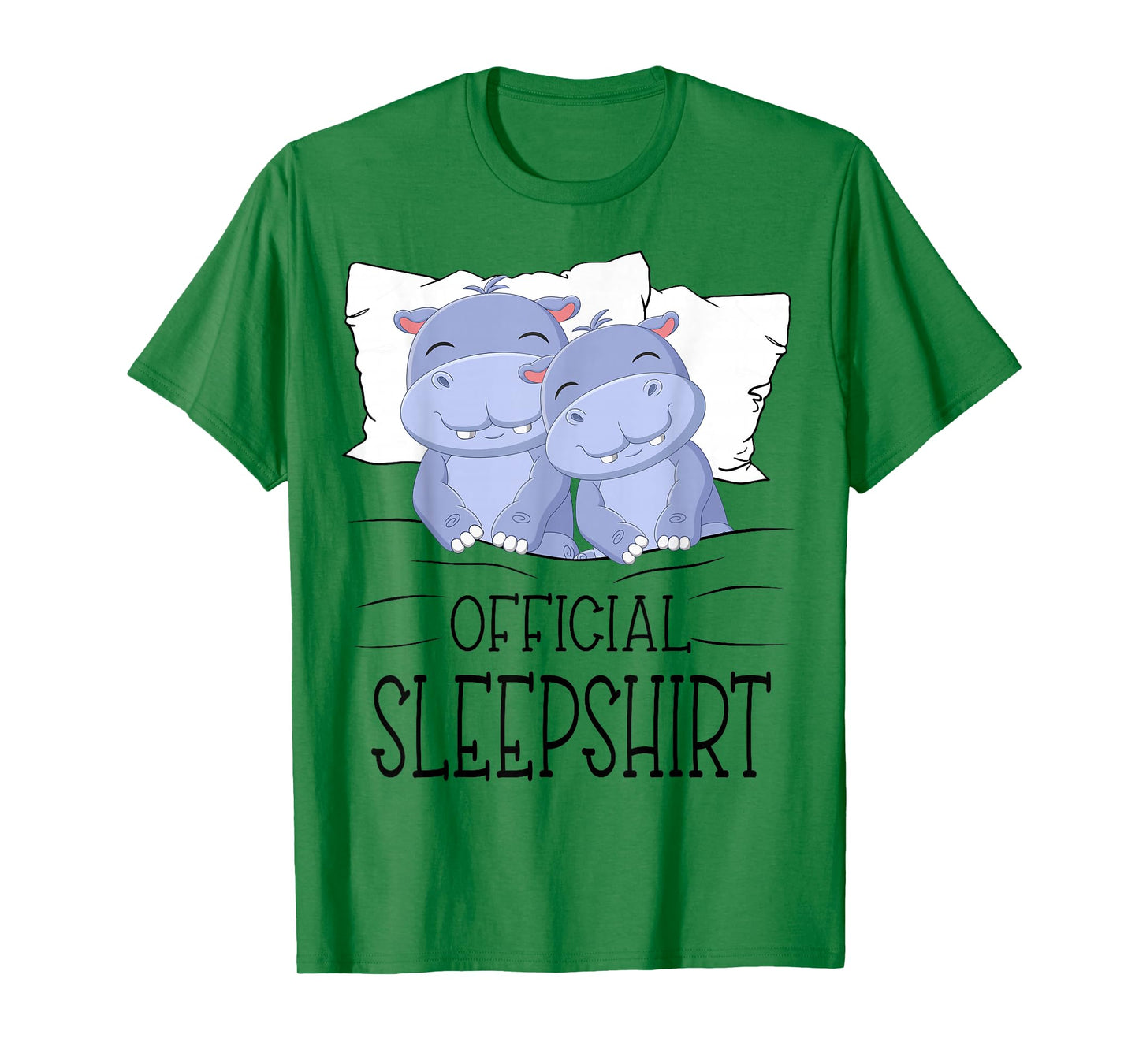 Hippo Hippopotamus Hippos Sleep Pajamas Gifts For Men Women T-Shirt