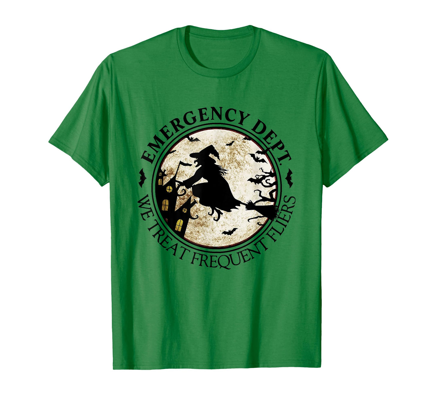 Emergency Dept We Treat Frequent Fliers Halloween ER Nurse T-Shirt