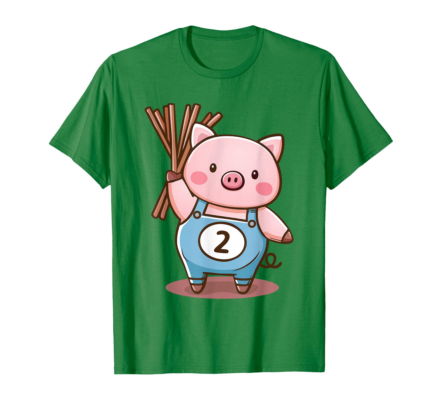 Three Little Pigs Pig 2 Costume Kids Girls Boys Men Women T-Shirt