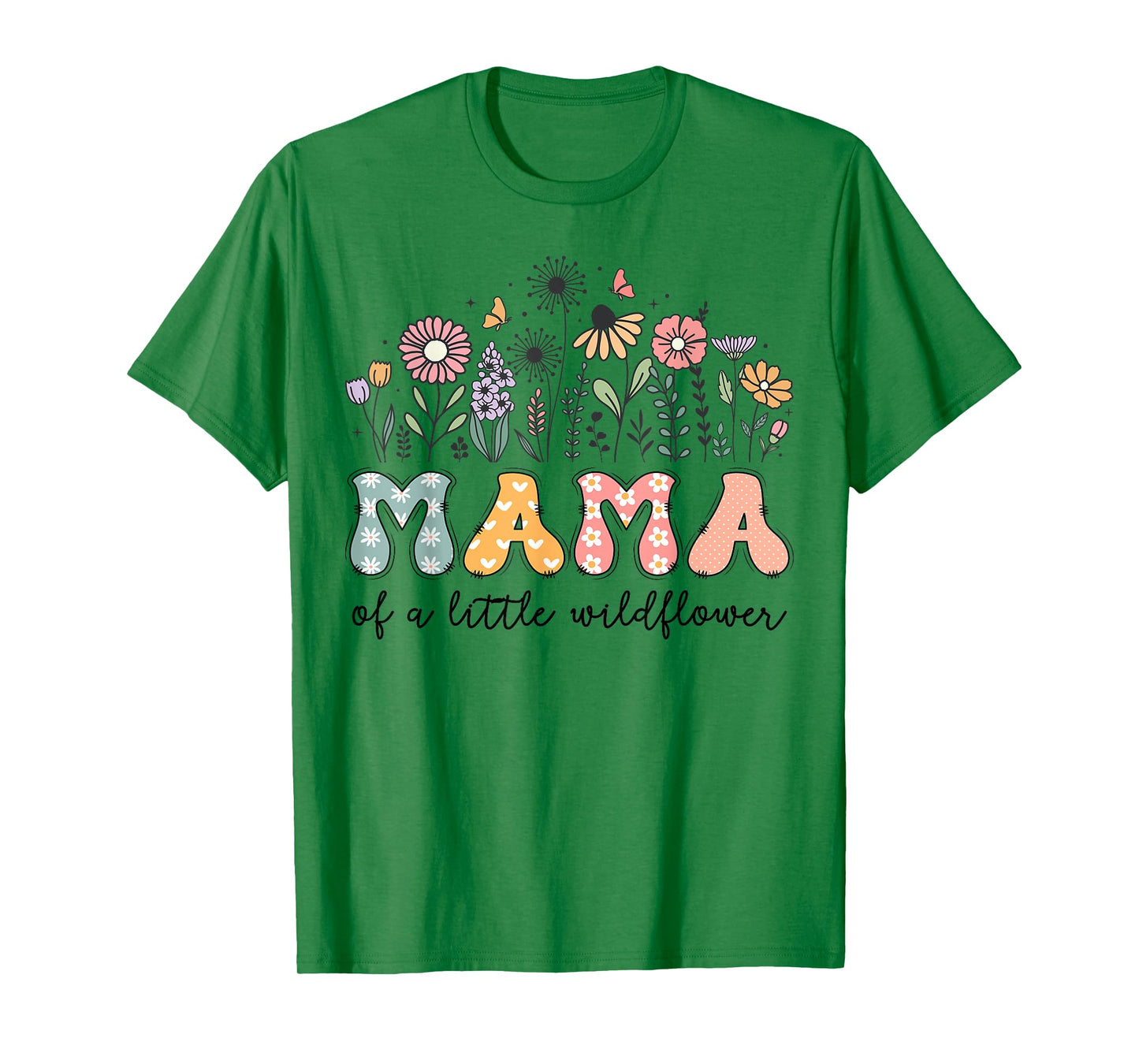 Mama Of The Little Wildflower Baby Birthday Party T-Shirt