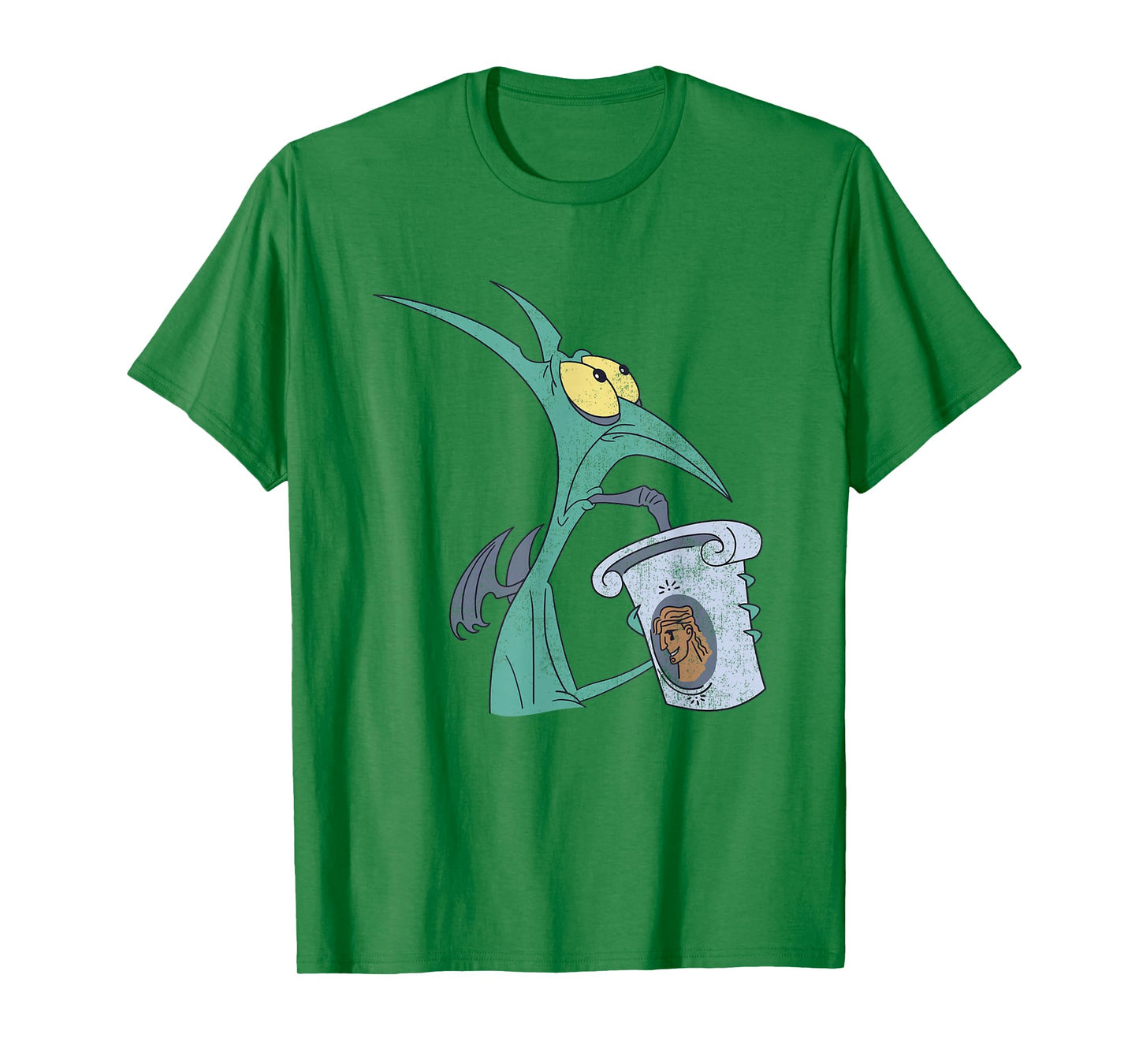 Disney Hercules I Am Panic Distressed Big Chest Portrait T-Shirt