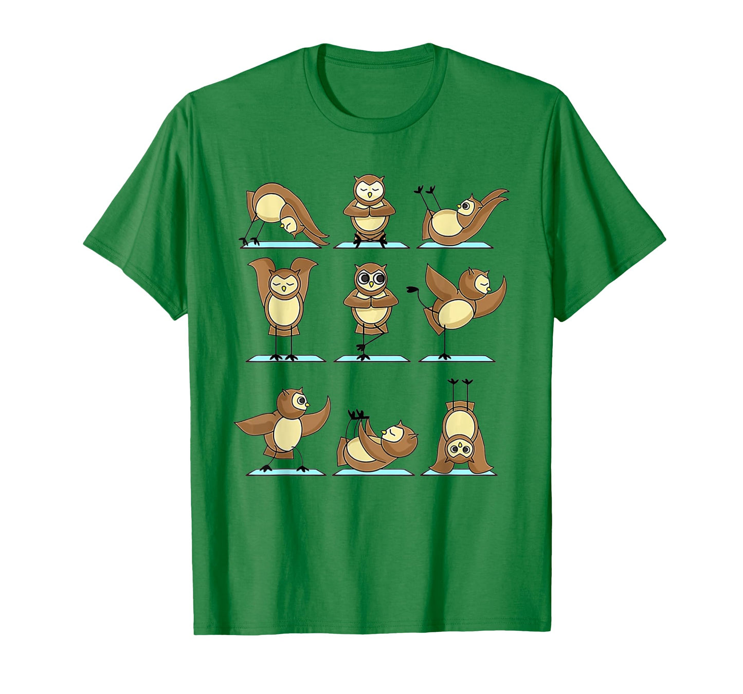 Owl Yoga Poses Owl Namaste Lover T-Shirt