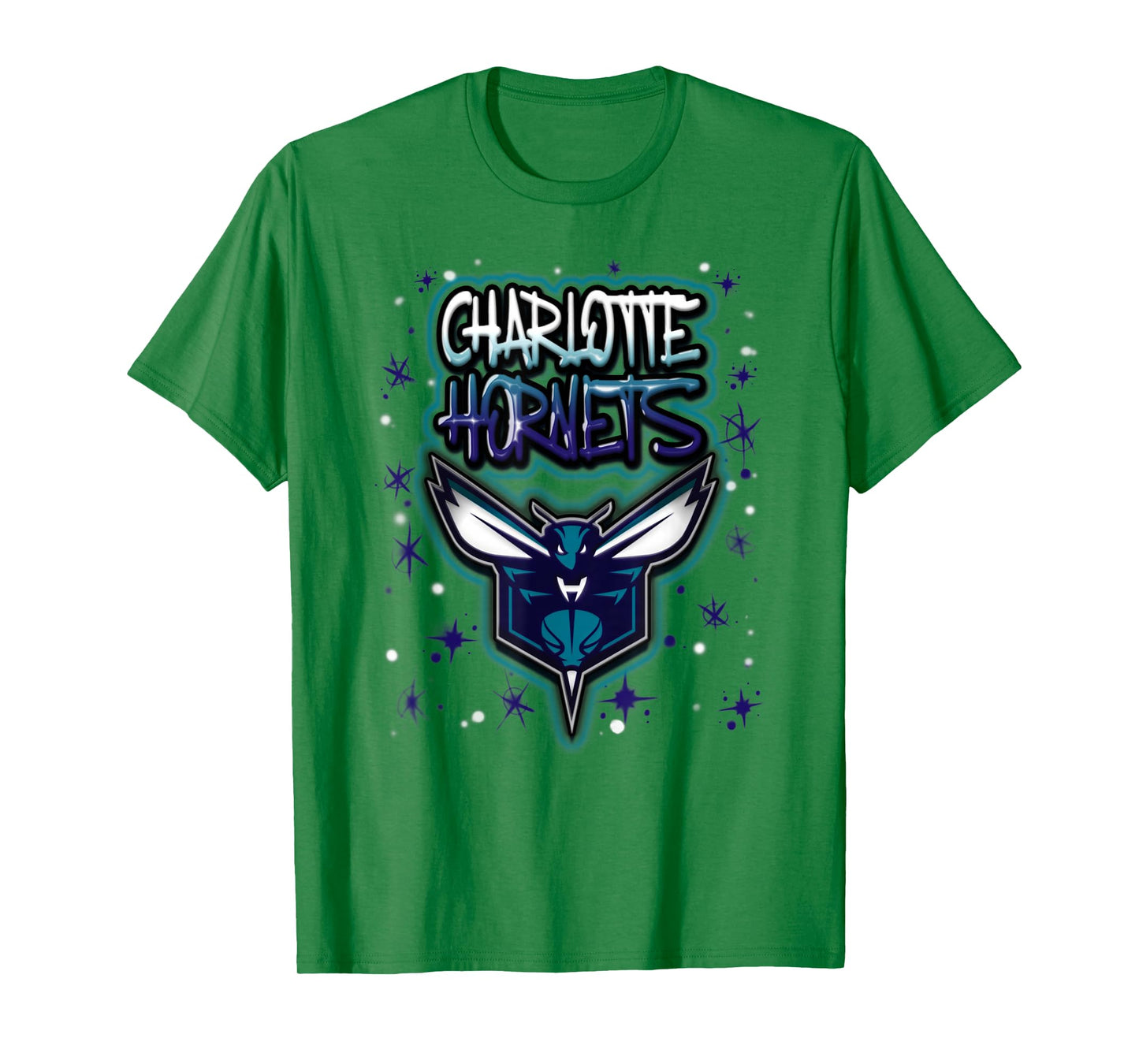 NBA Charlotte Hornets Airbrush Logo T-Shirt