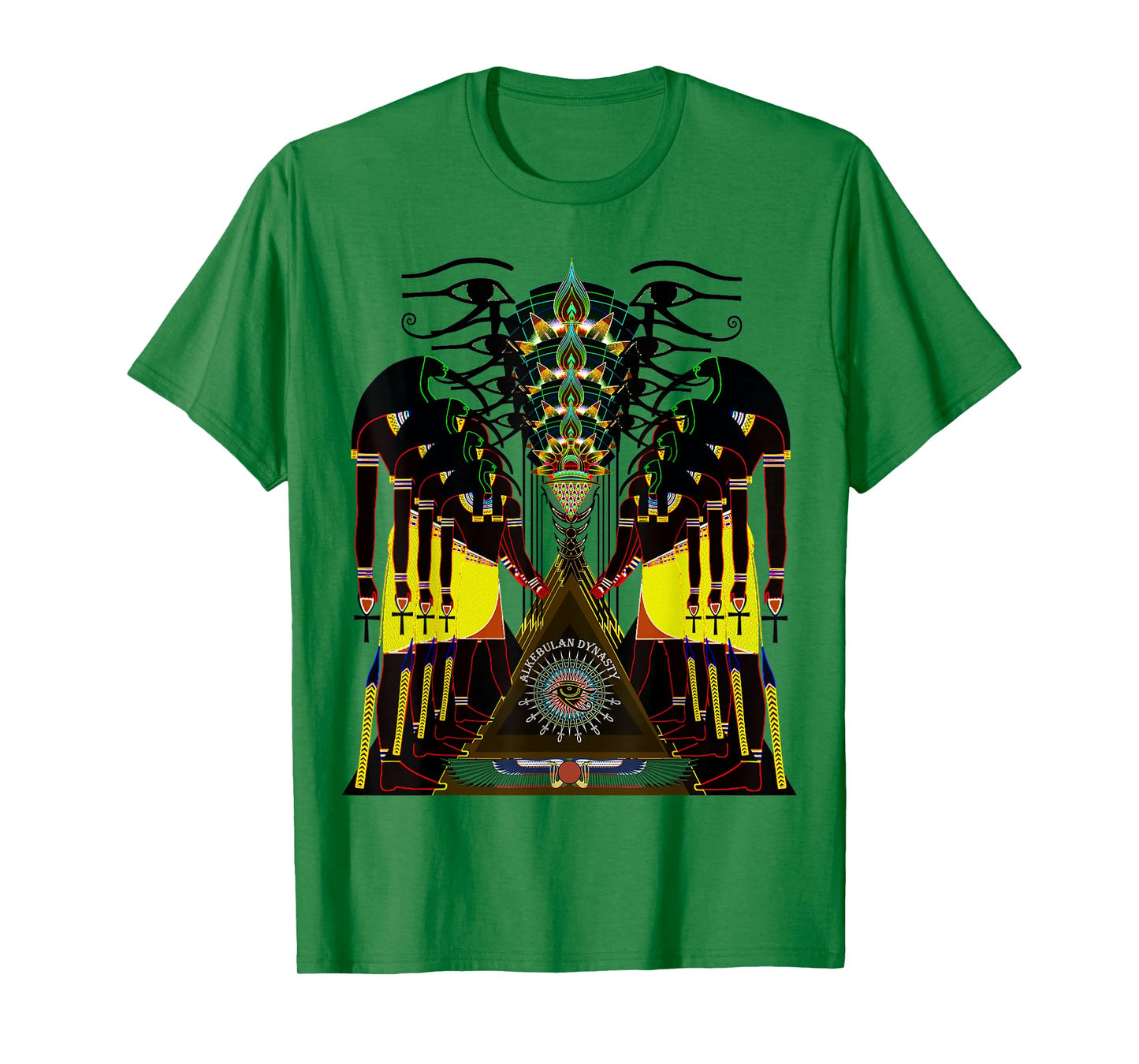 Psychedelic Fractal Ancient Egyptian God Thoth Tehuti T-Shirt