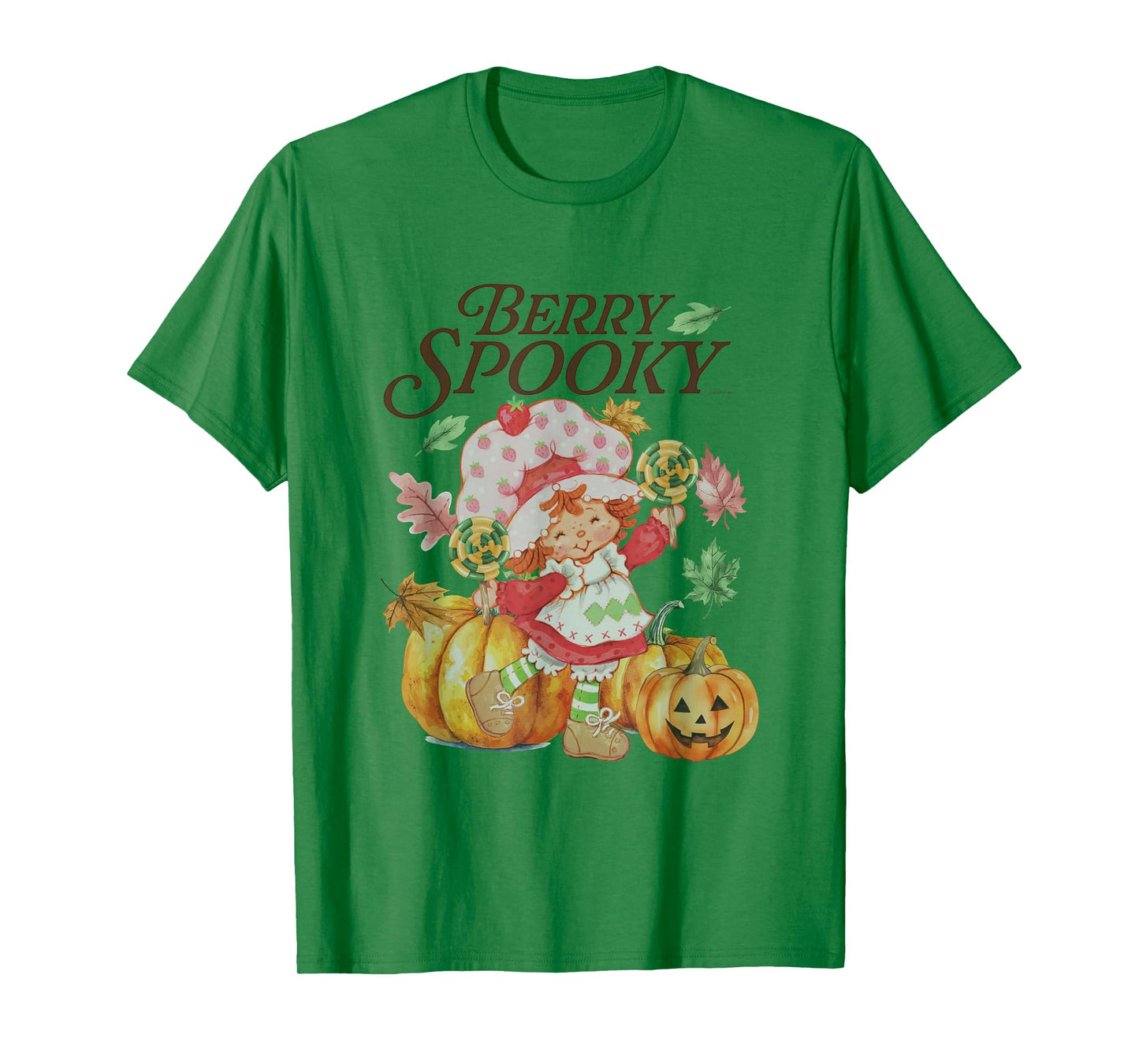 Strawberry Shortcake Berry Spooky Halloween Pumpkins T-Shirt