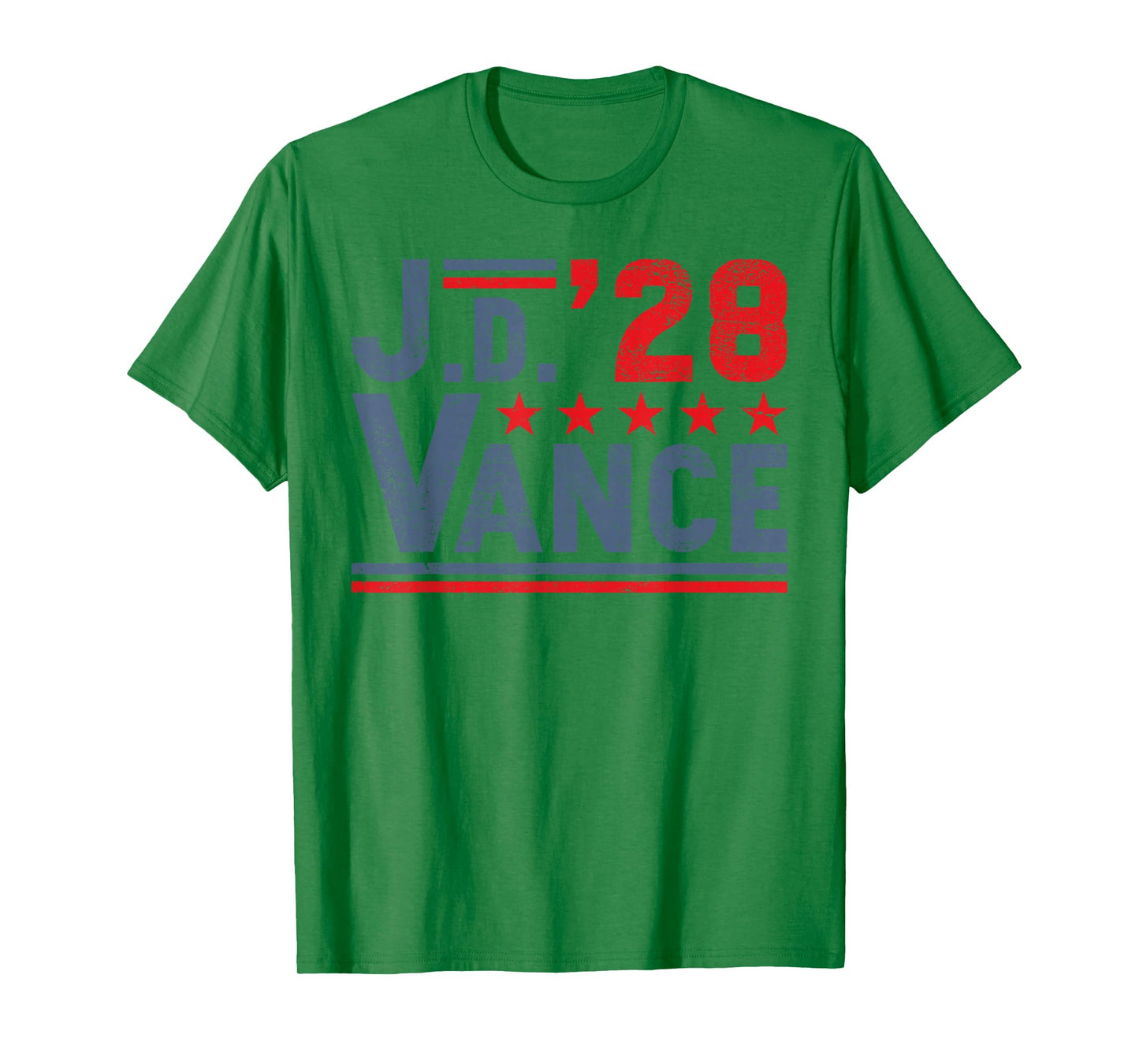 JD Vance 2028 President Election Campaign 28 American Flag T-Shirt