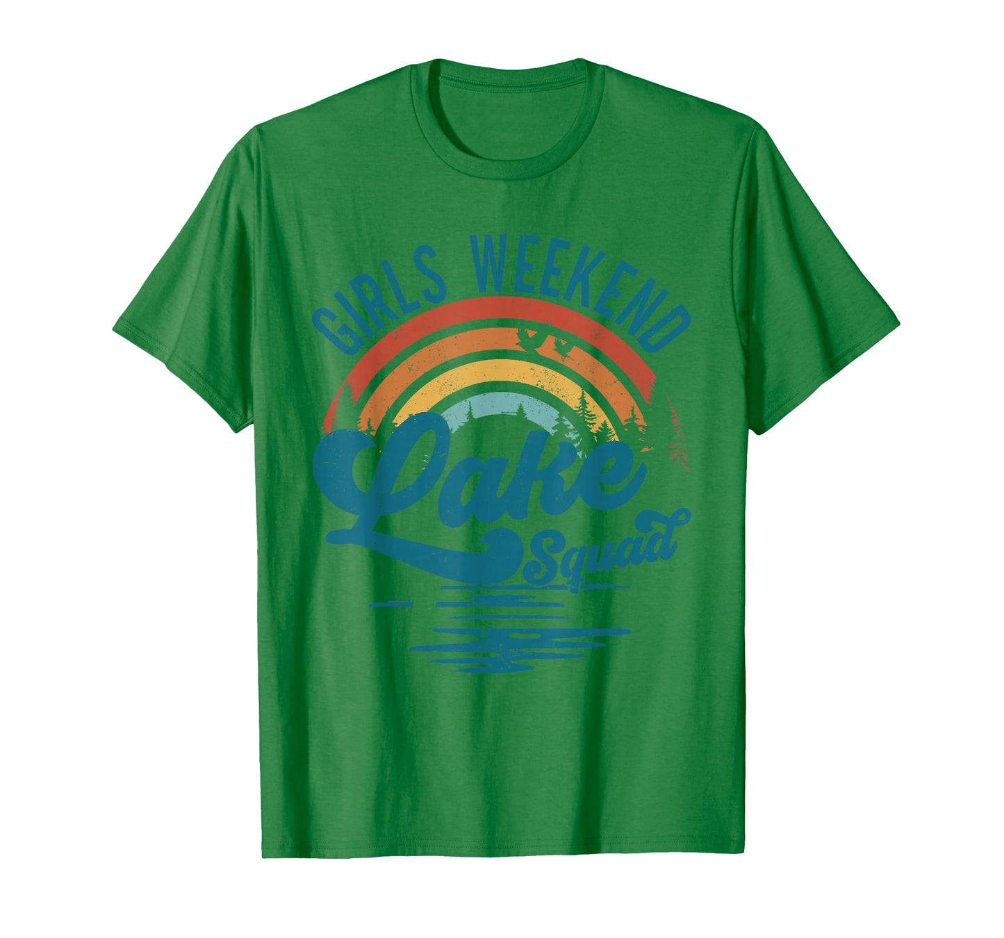 Girls Weekend Girls Trip Mother Daughter Rainbow Lake Squad T-Shirt