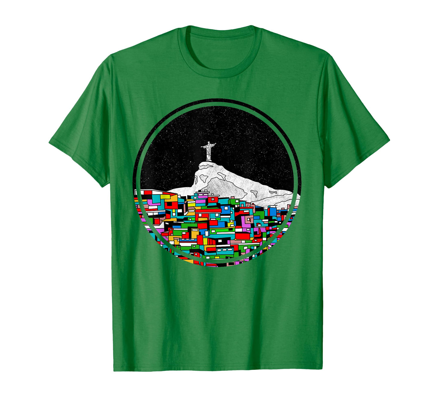 Christ the Redeemer Rio de Janeiro print T-Shirt
