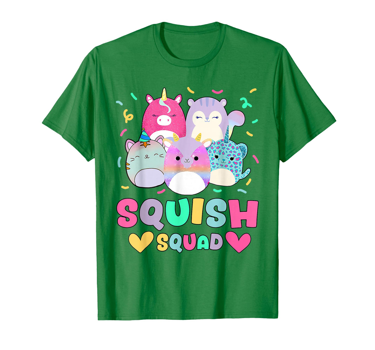 Squish Squad Birthday Shirt For Girls Kids Toddlers T-Shirt