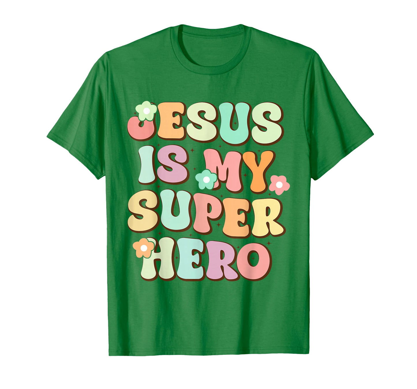 Jesus Is My Superhero Christian Religious T-Shirt
