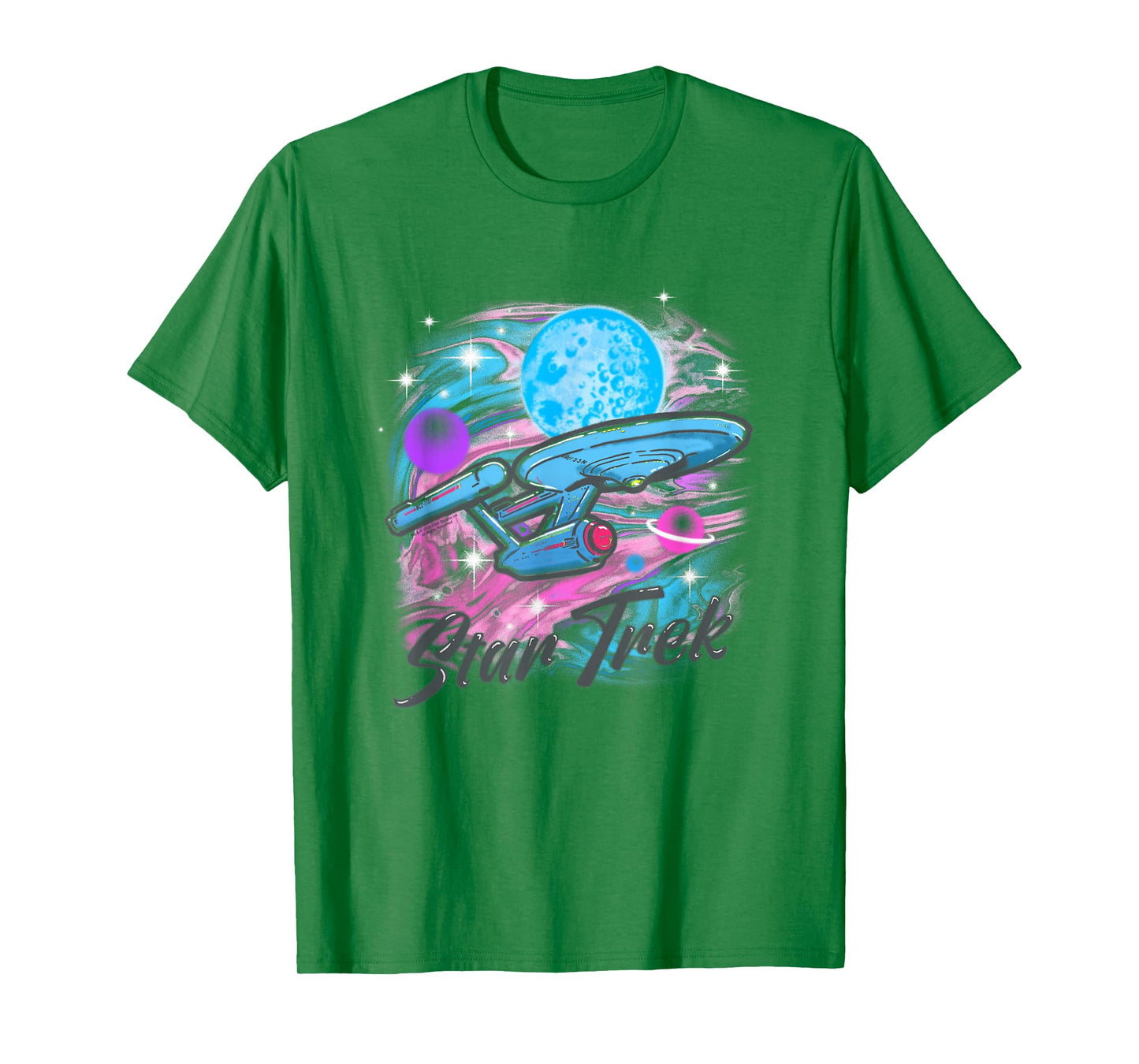 Star Trek: The Original Series Retro Airbrush Enterprise T-Shirt