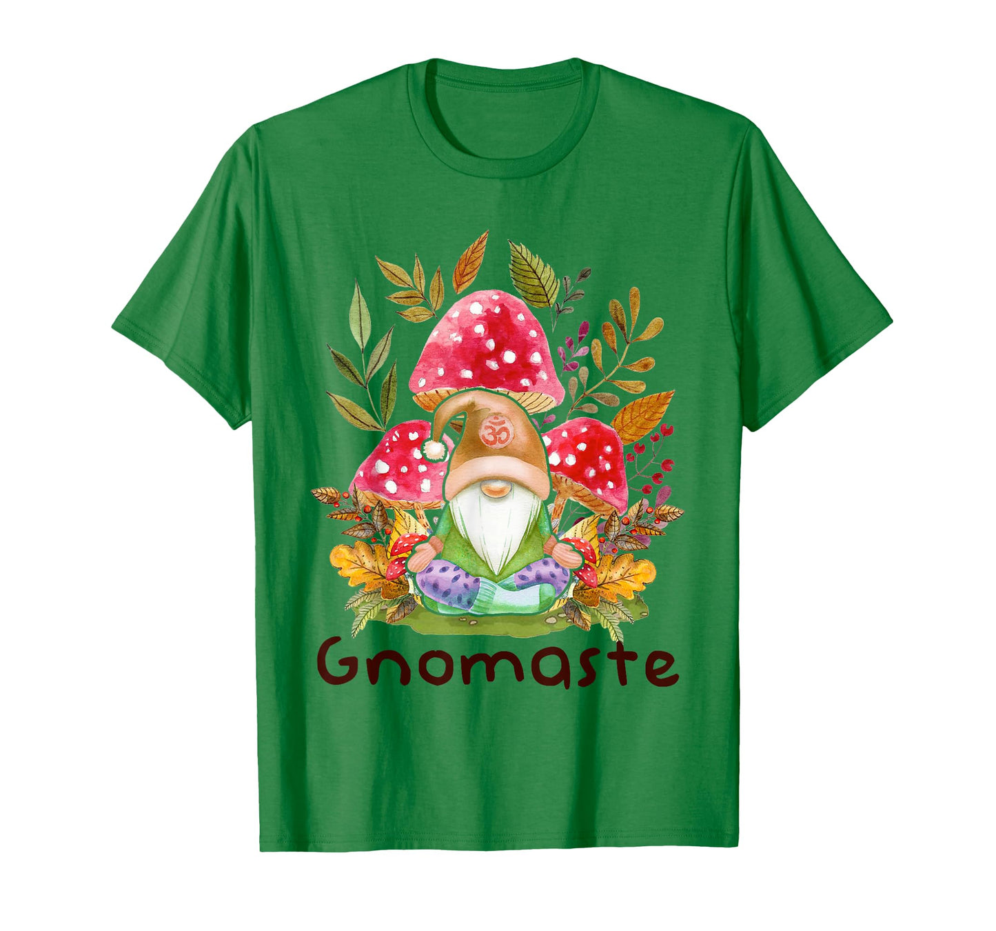 Cute Gnomaste Yoga Gnome Namaste Meditation Zen T-Shirt
