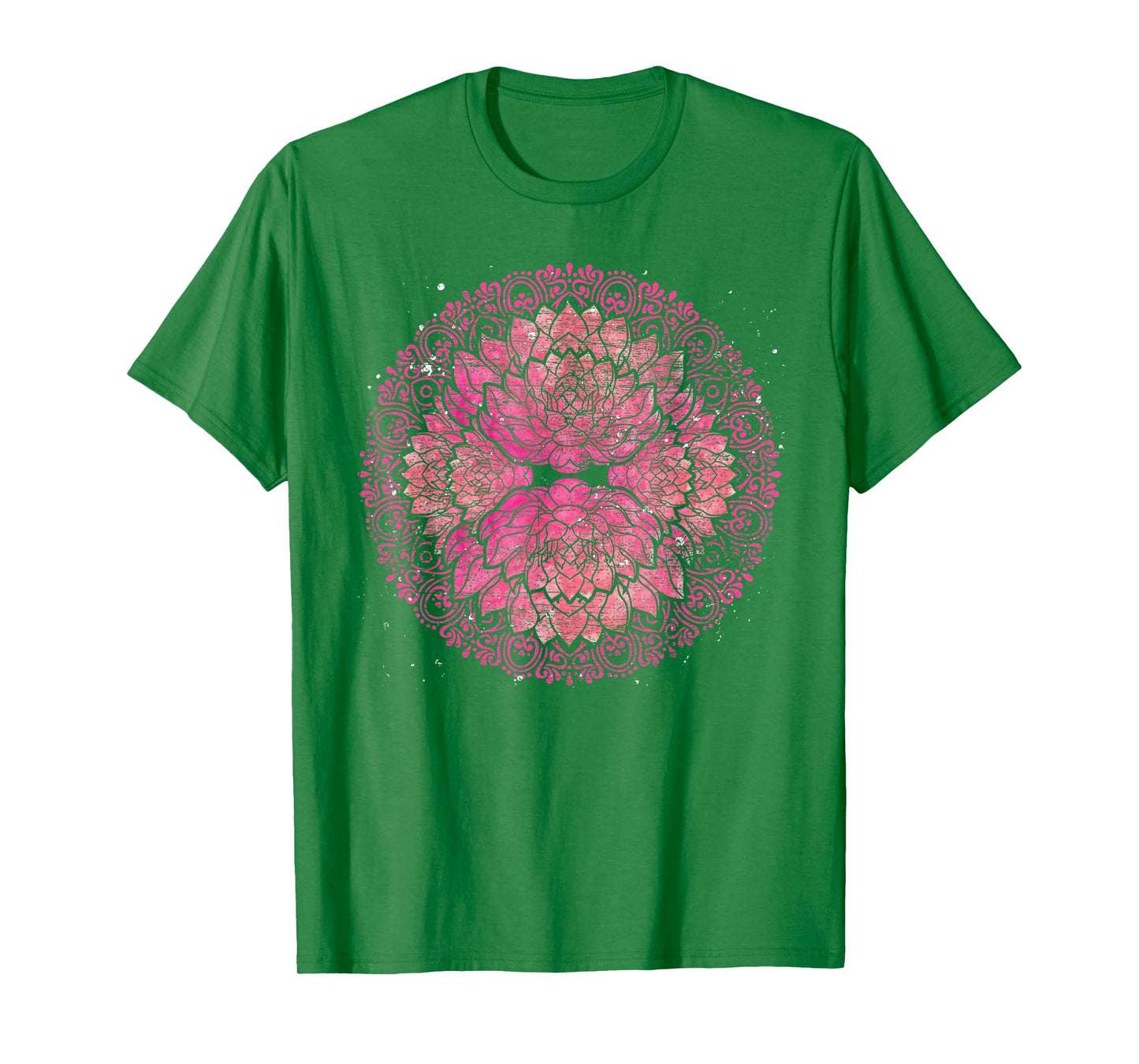 Yoga Flow Meditation Prana Art Flower Blossom Mandala Lotus T-Shirt