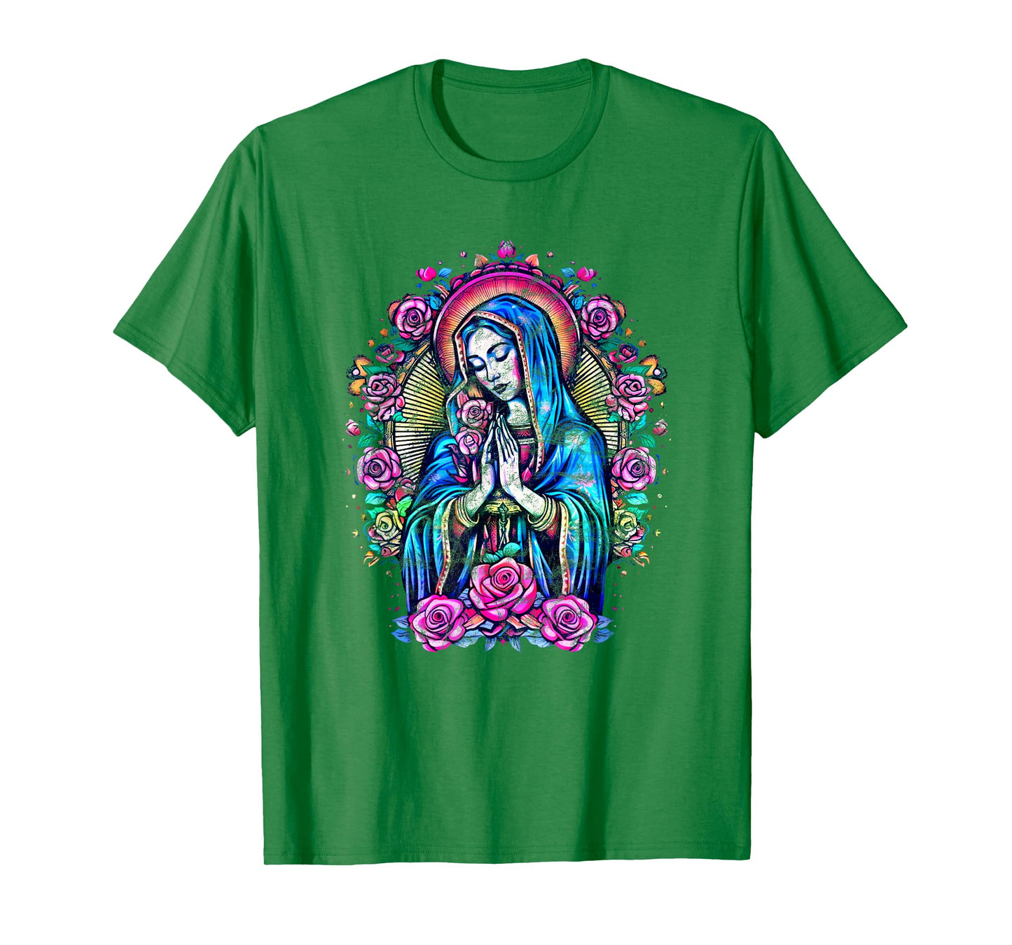 Praying Mary with roses, Christianity, Our Lady of Guadalupe T-Shirt