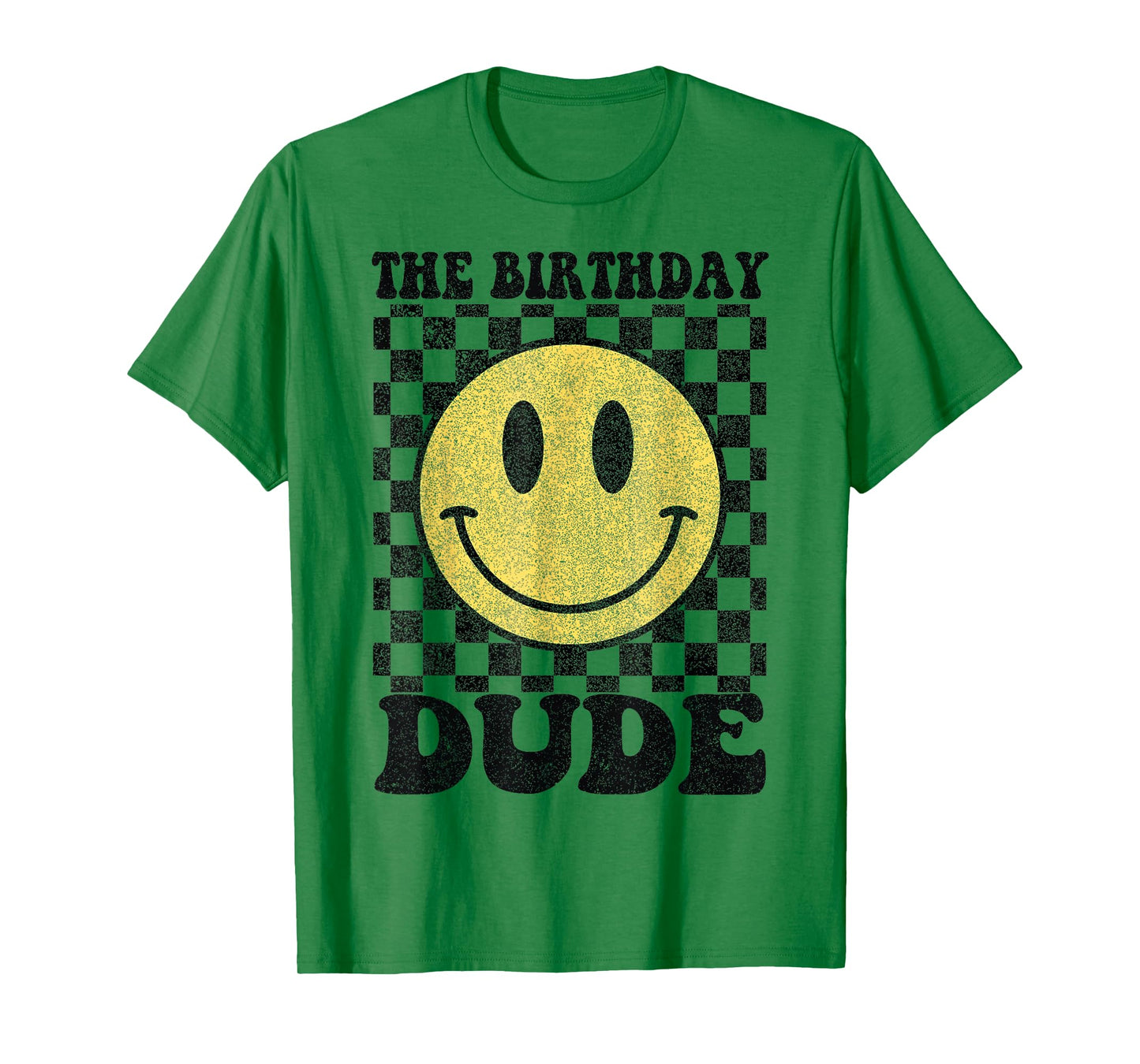 The Birthday Dude Happy Face 1st Birthday Party Matching T-Shirt