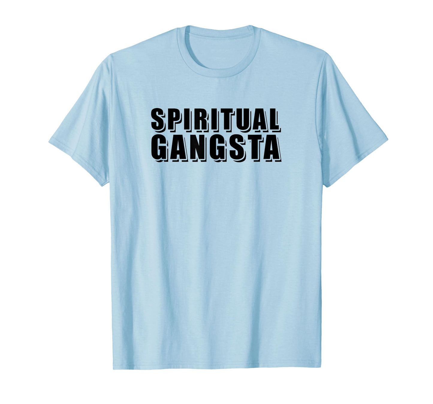 Womens Mens Funny Yoga Spiritual Gangsta Shirts