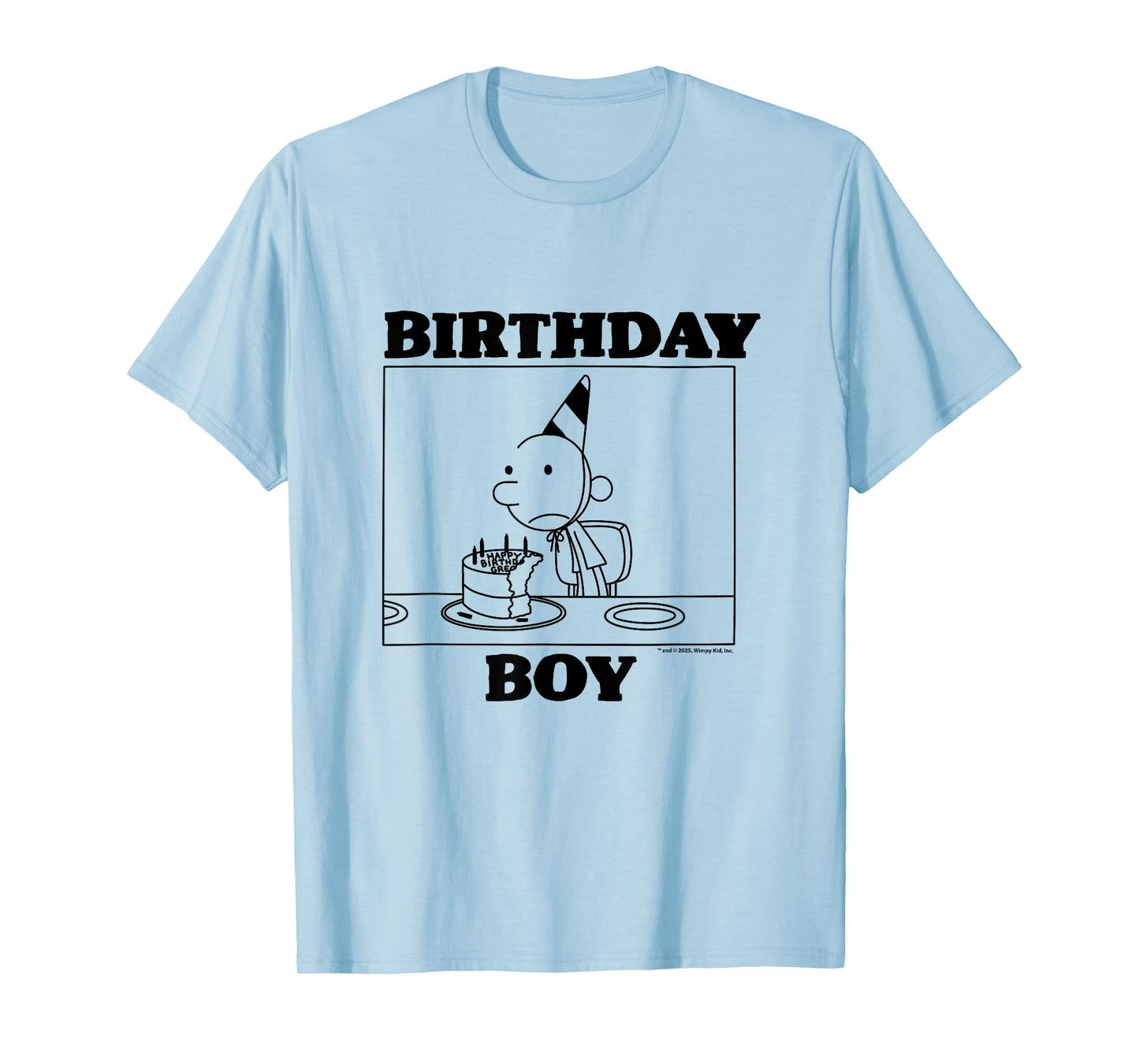 Diary of a Wimpy Kid Greg Birthday Boy Comic Panel T-Shirt