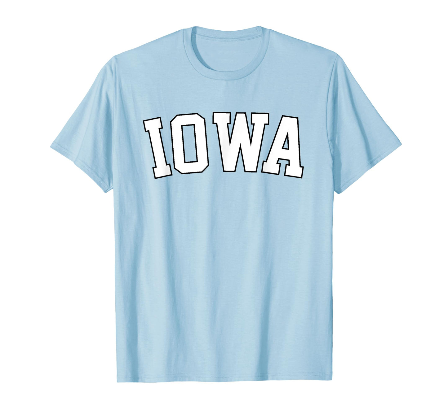 Retro Iowa Tee Vintage Iowa Black Gold Iowa Throwback Design T-Shirt